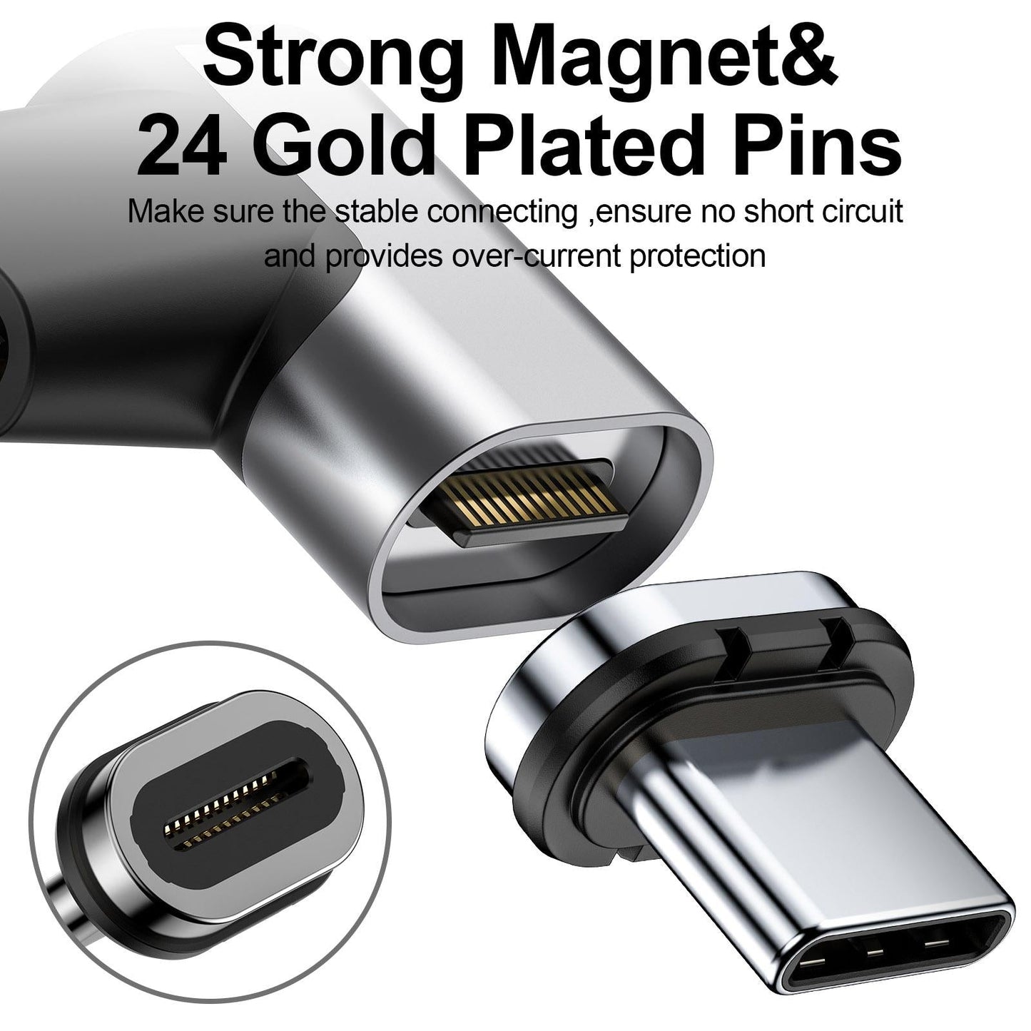 Charging Adapter Wide Use for Phone elbow magnetic strip light