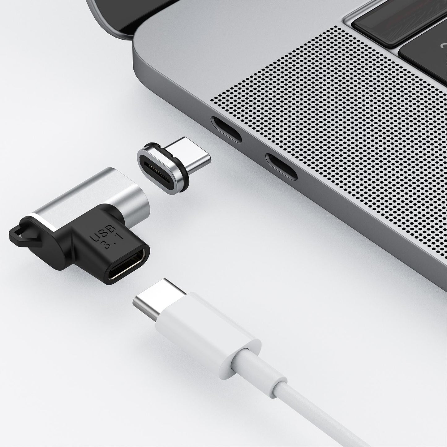 USB C Magnetic Adapter 24 Pins 4K Video Data Converter without magnetic