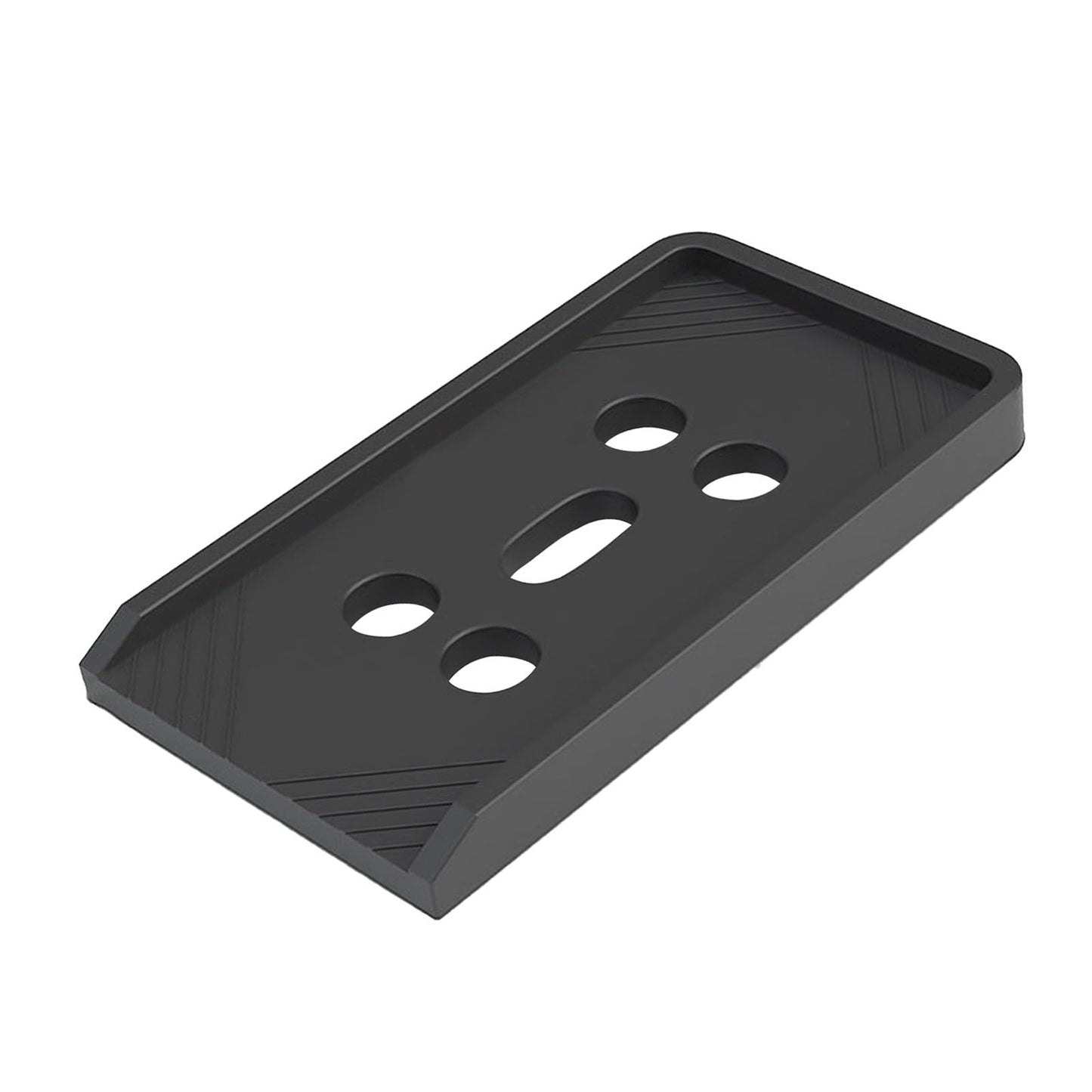 PC CPU Holder Stand Mobile with Wheels Cart for Office Home Under Desk ParallelWheel Black