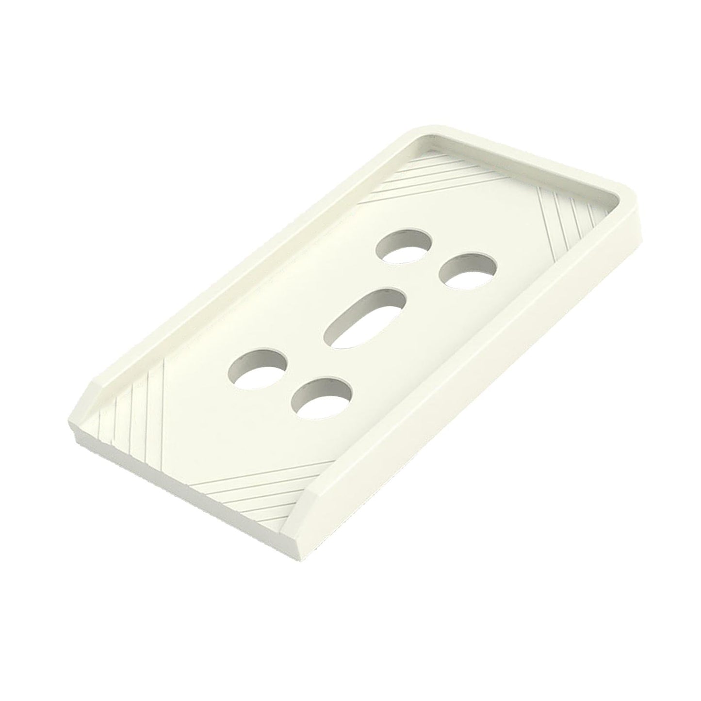 PC CPU Holder Stand Mobile with Wheels Cart for Office Home Under Desk Parallel Apricot