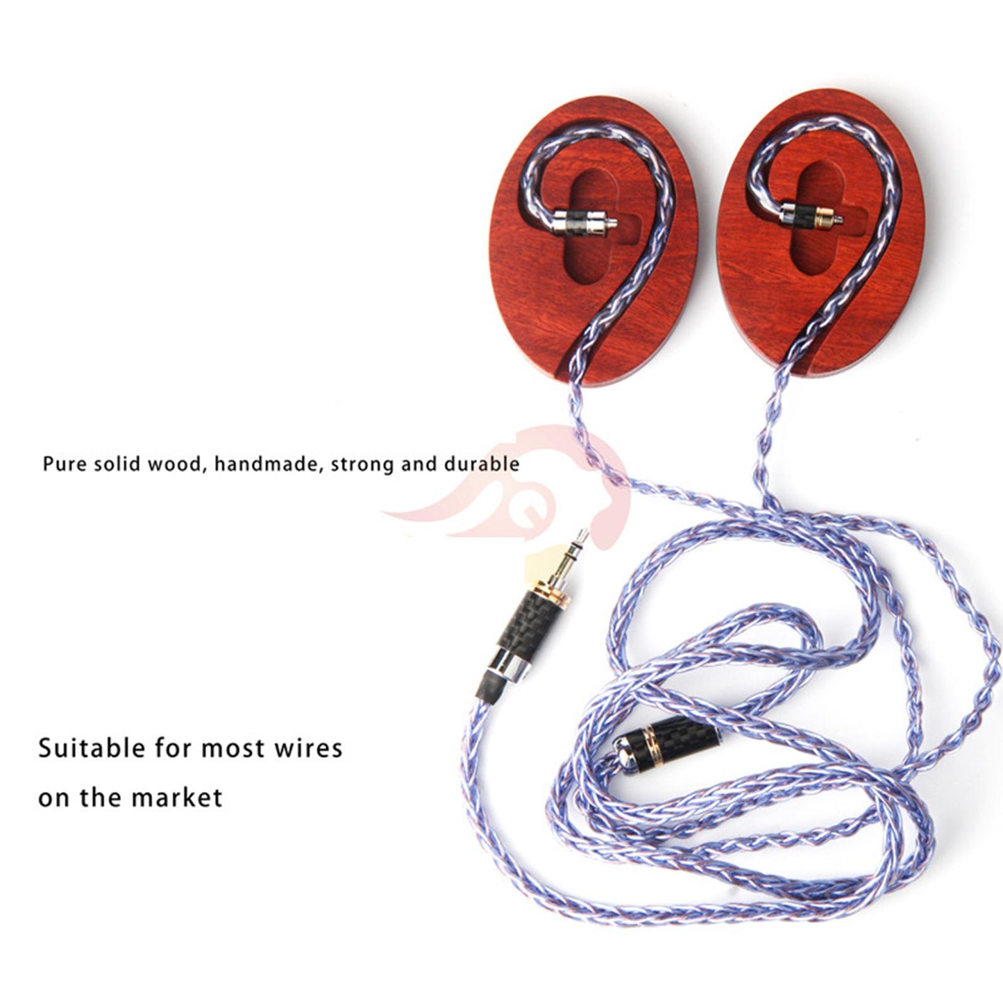 Earphone Line Shaper Small Earpiece Cable Portable Wood Ear Hook Shaper