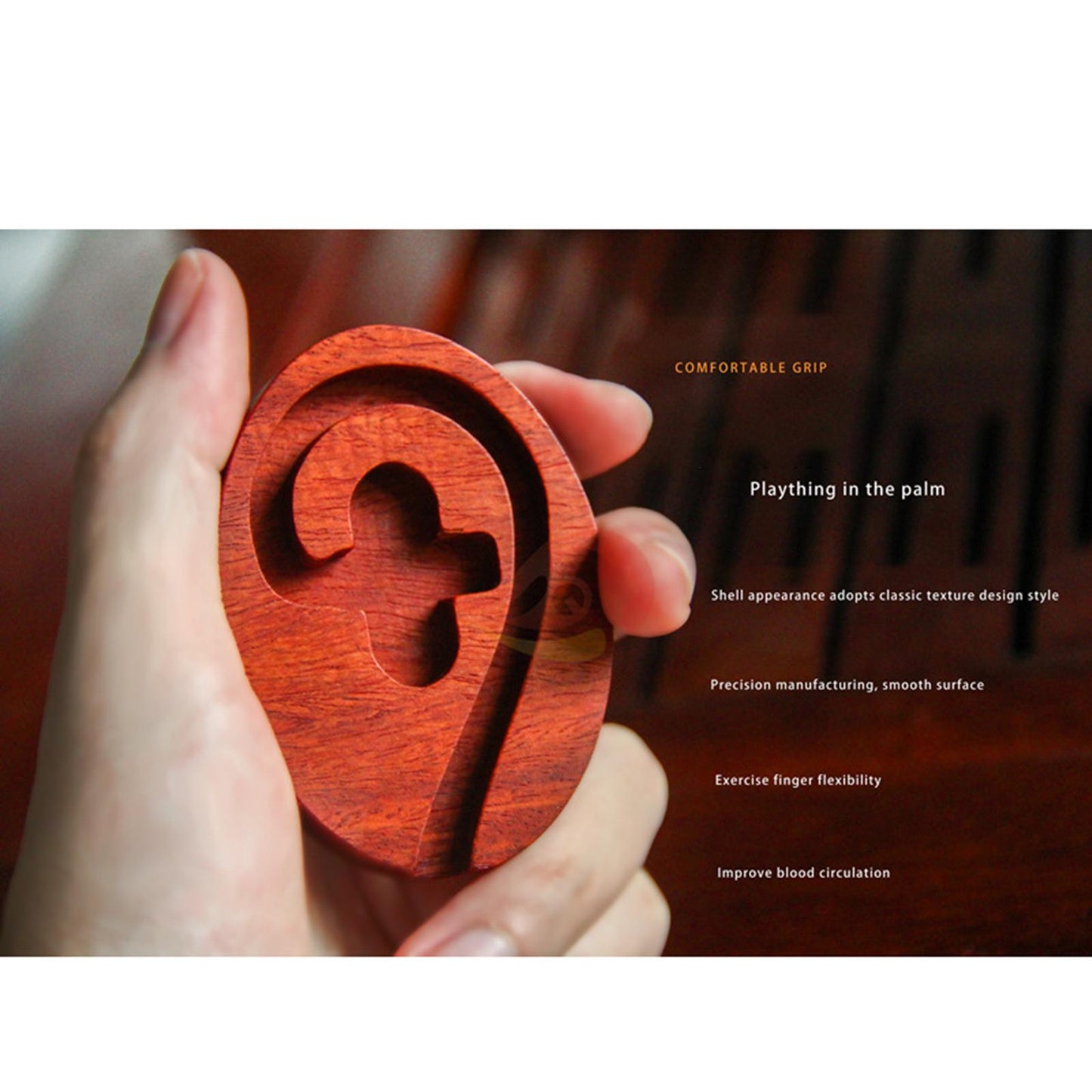 Earphone Line Shaper Small Earpiece Cable Portable Wood Ear Hook Shaper