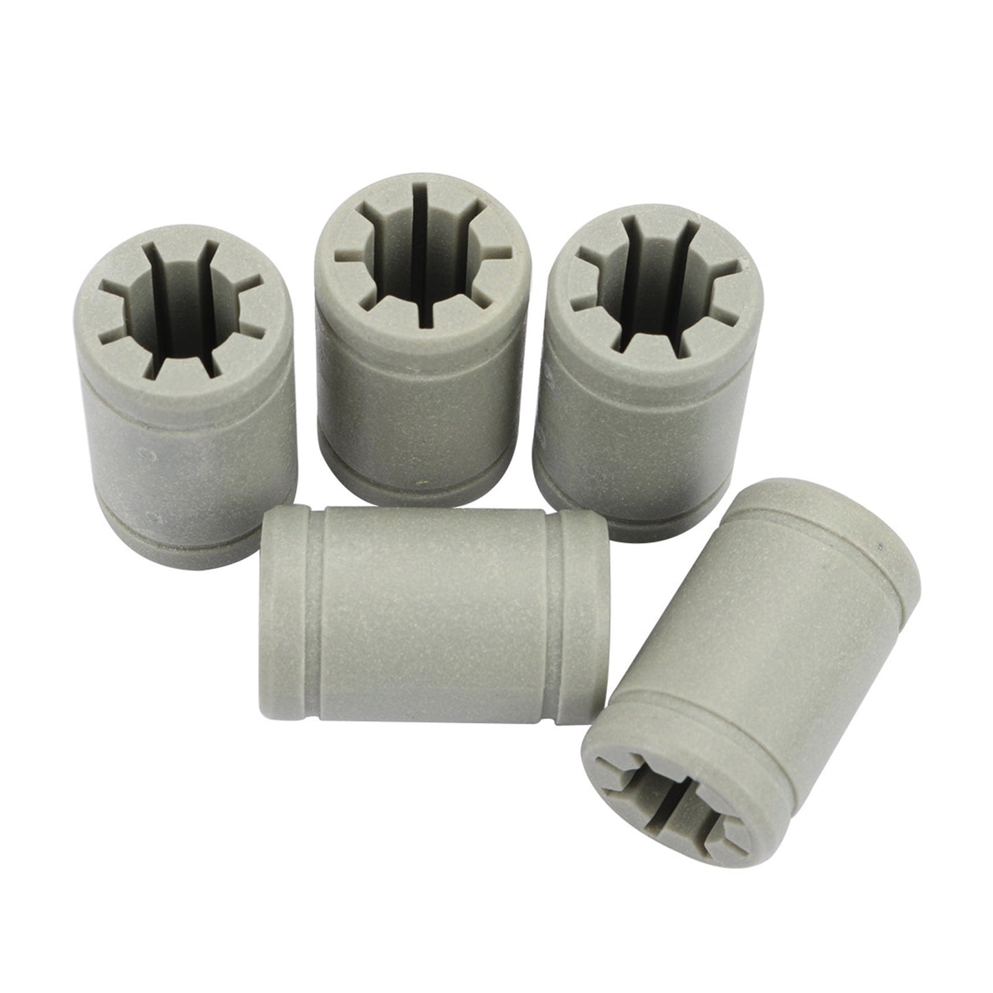 4x LM8Uu Bearing Shaft 8mm Gray Rjmp-01-08 Linear Bearing Printer Parts