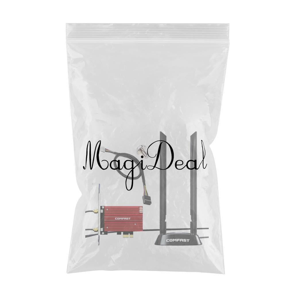 WiFi6E Network Adapter BT5.2 Magnetic Base 802.11AX for Laptop Win 10 64Bit