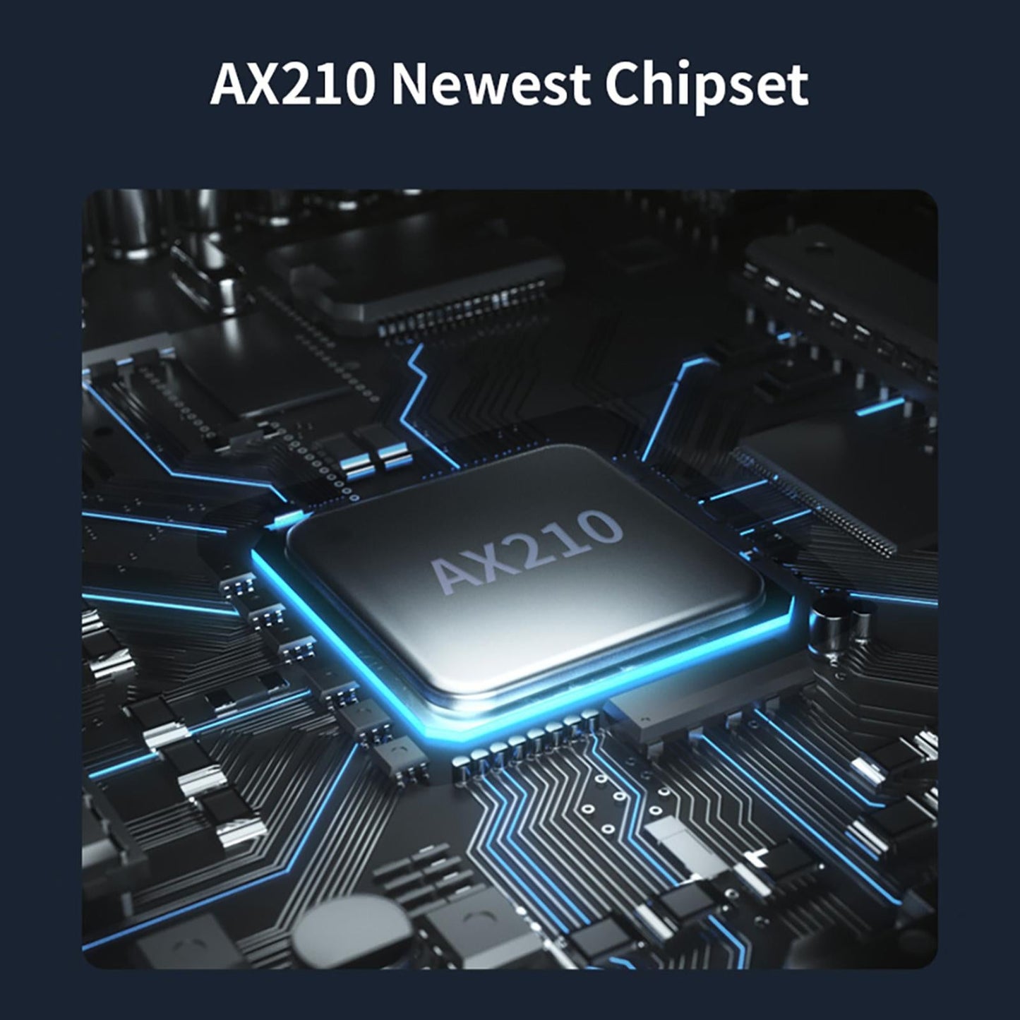 WiFi6E Network Adapter BT5.2 Magnetic Base 802.11AX for Laptop Win 10 64Bit