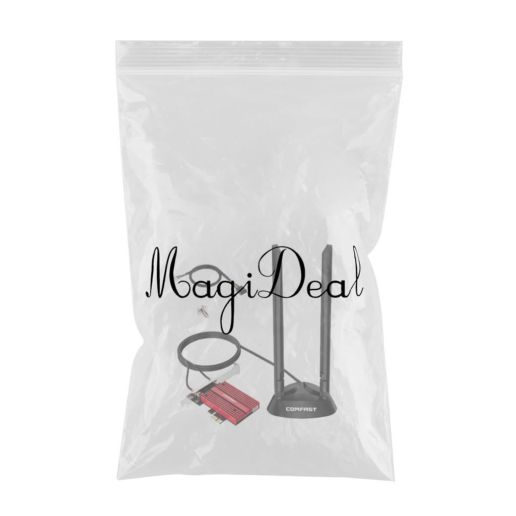 AX181Plus WiFi 6E Network Card Pci-E Tri-Band 3000Mbps WiFi 6E for Desktop