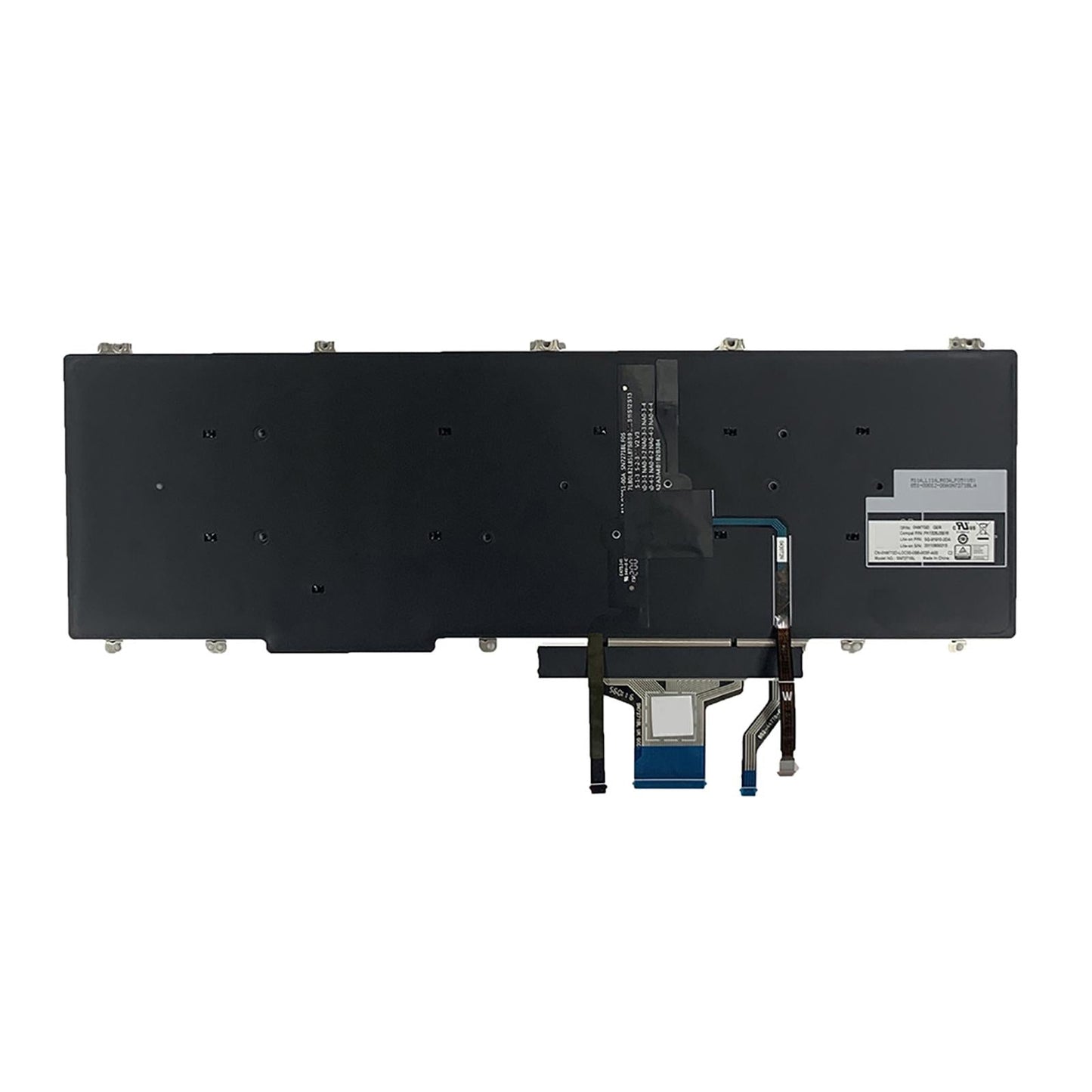 German Backlit Keyboard Spare Parts Black for Dell Precision 7530 7730