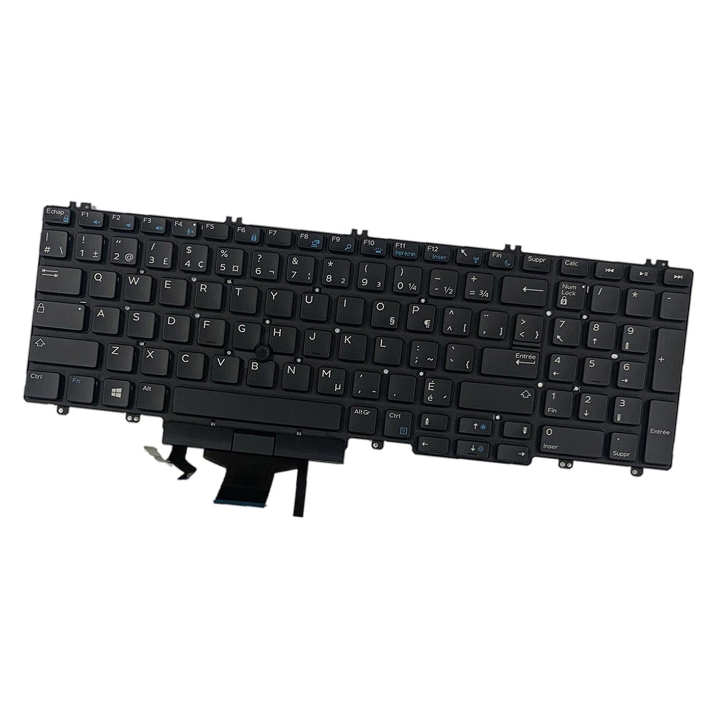 CA Laptop Keyboard W/ Backlit French Layout for Dell Precision E7530 M7530