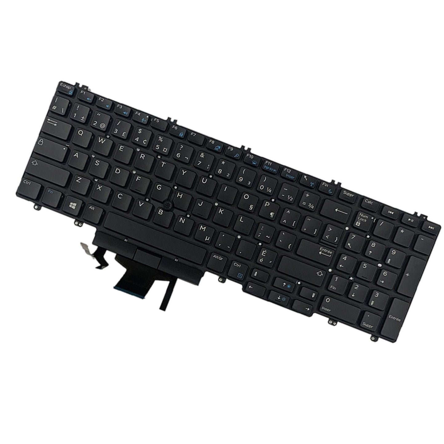 CA Laptop Keyboard W/ Backlit French Layout for Dell Precision E7530 M7530