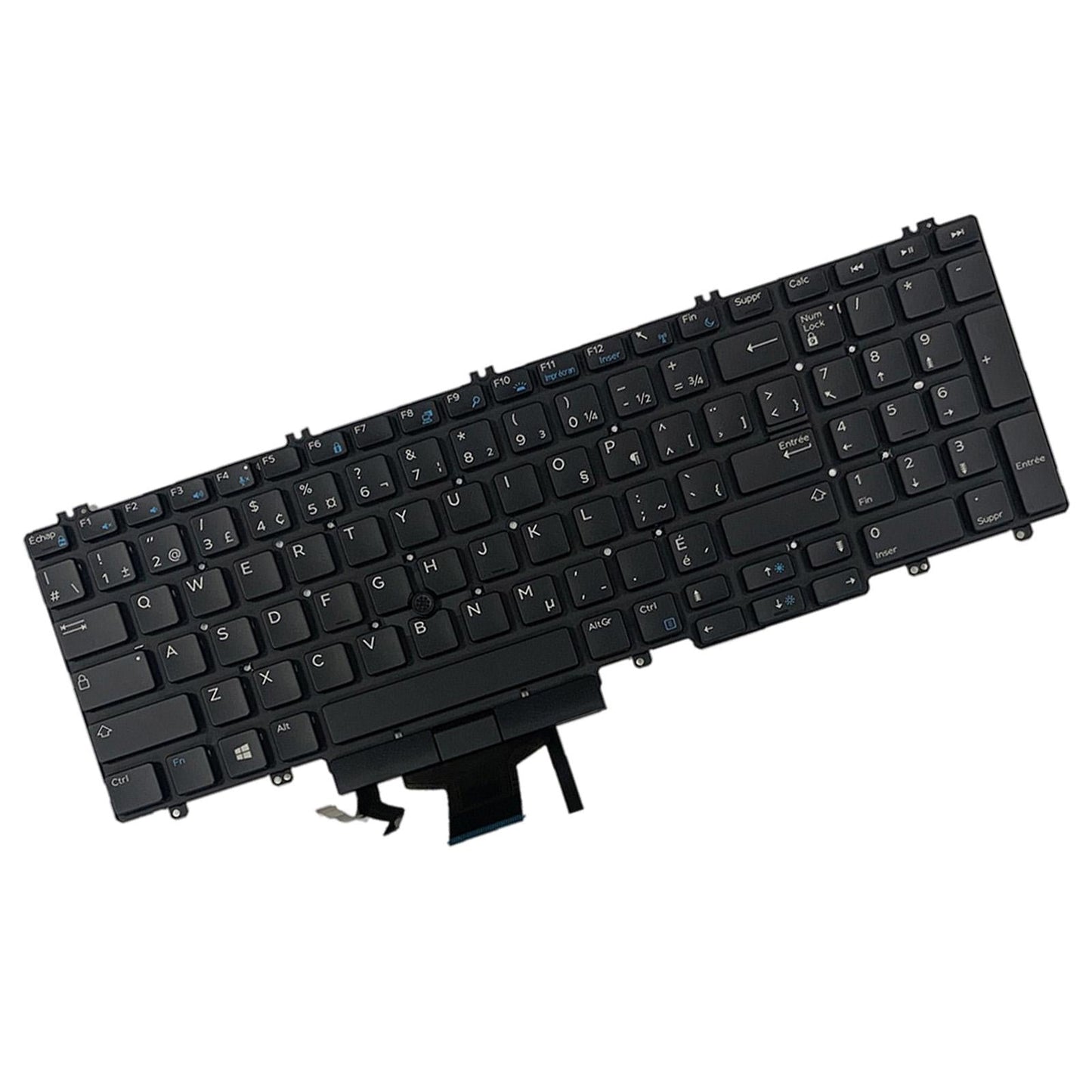 CA Laptop Keyboard W/ Backlit French Layout for Dell Precision E7530 M7530