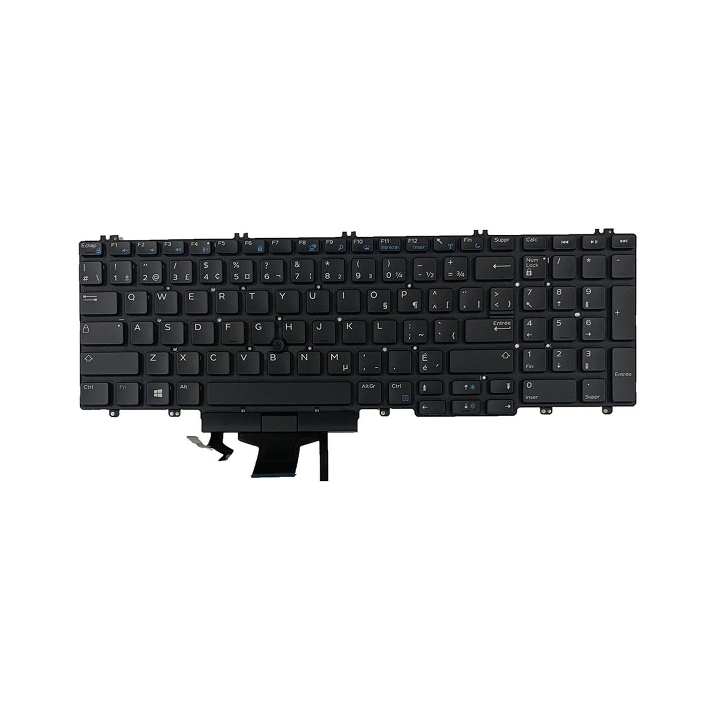 CA Laptop Keyboard W/ Backlit French Layout for Dell Precision E7530 M7530