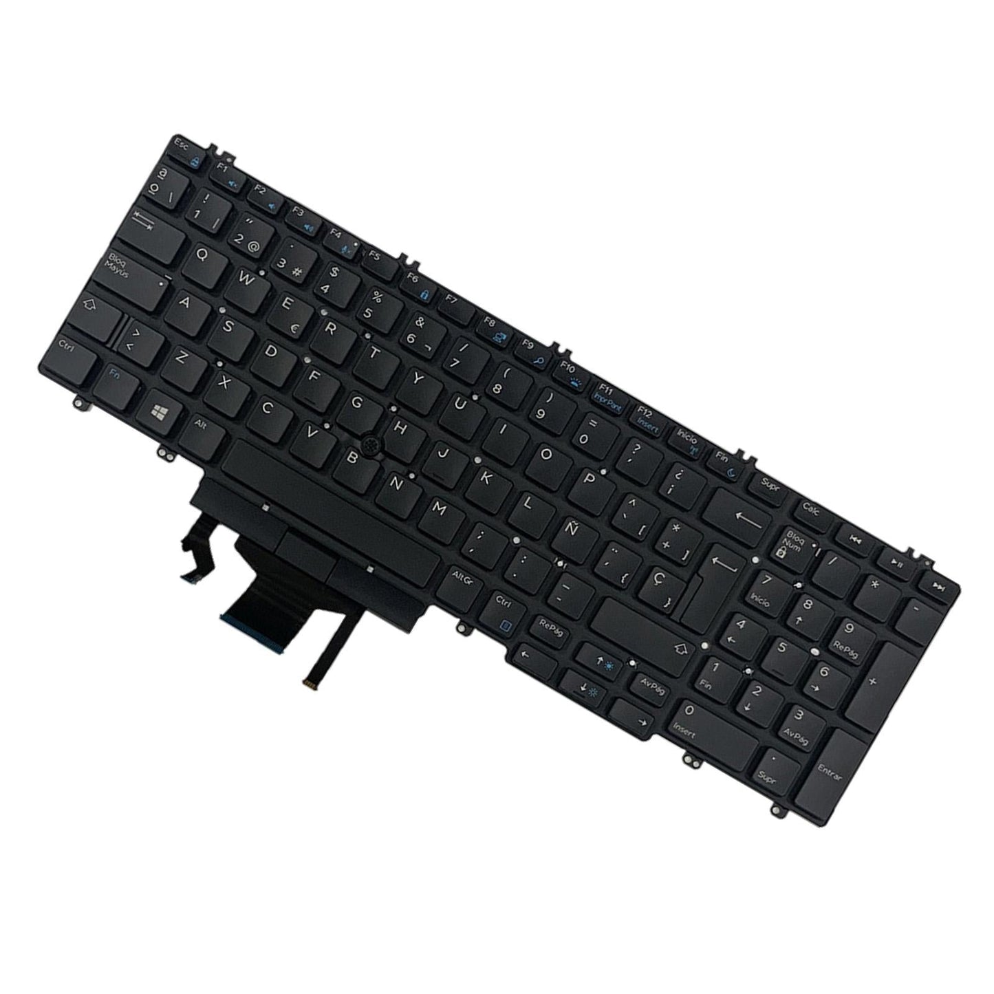 Spain Backlit Keyboard Premium Spanish Style Slim Black for Dell Precision