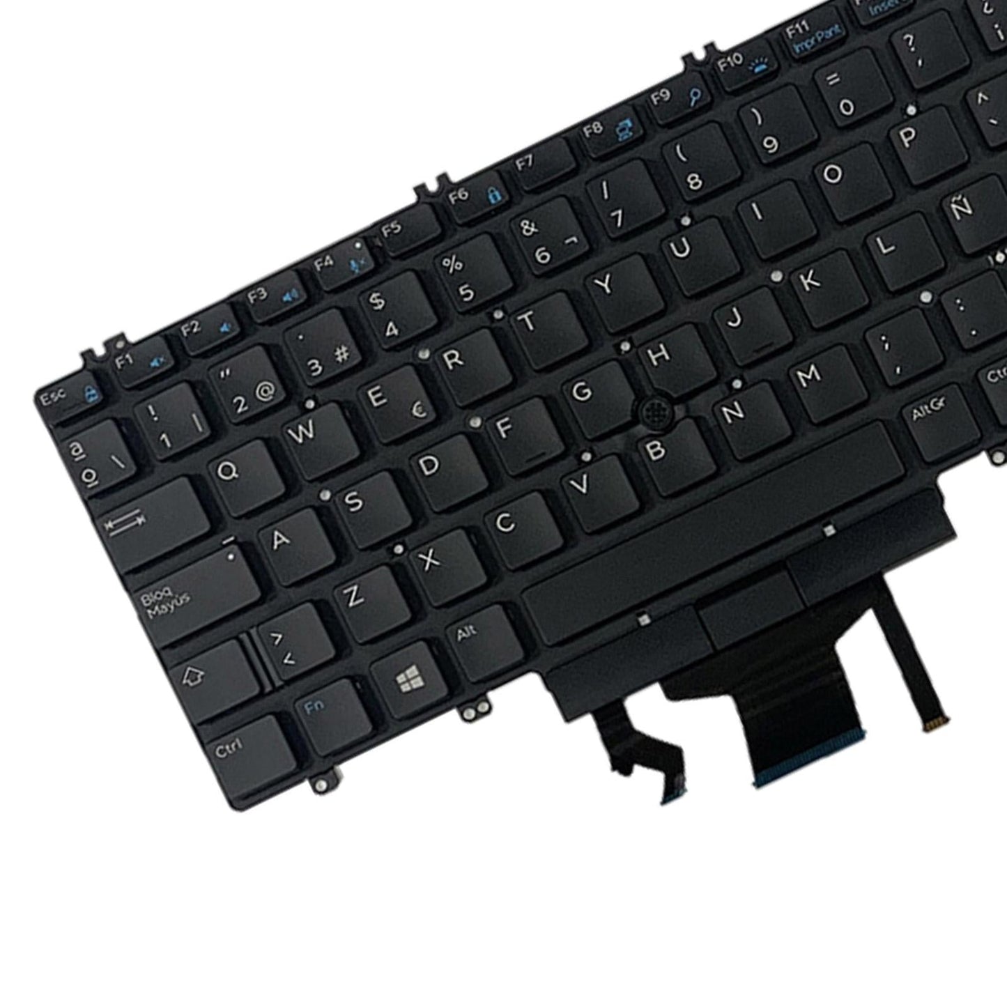 Spain Backlit Keyboard Premium Spanish Style Slim Black for Dell Precision