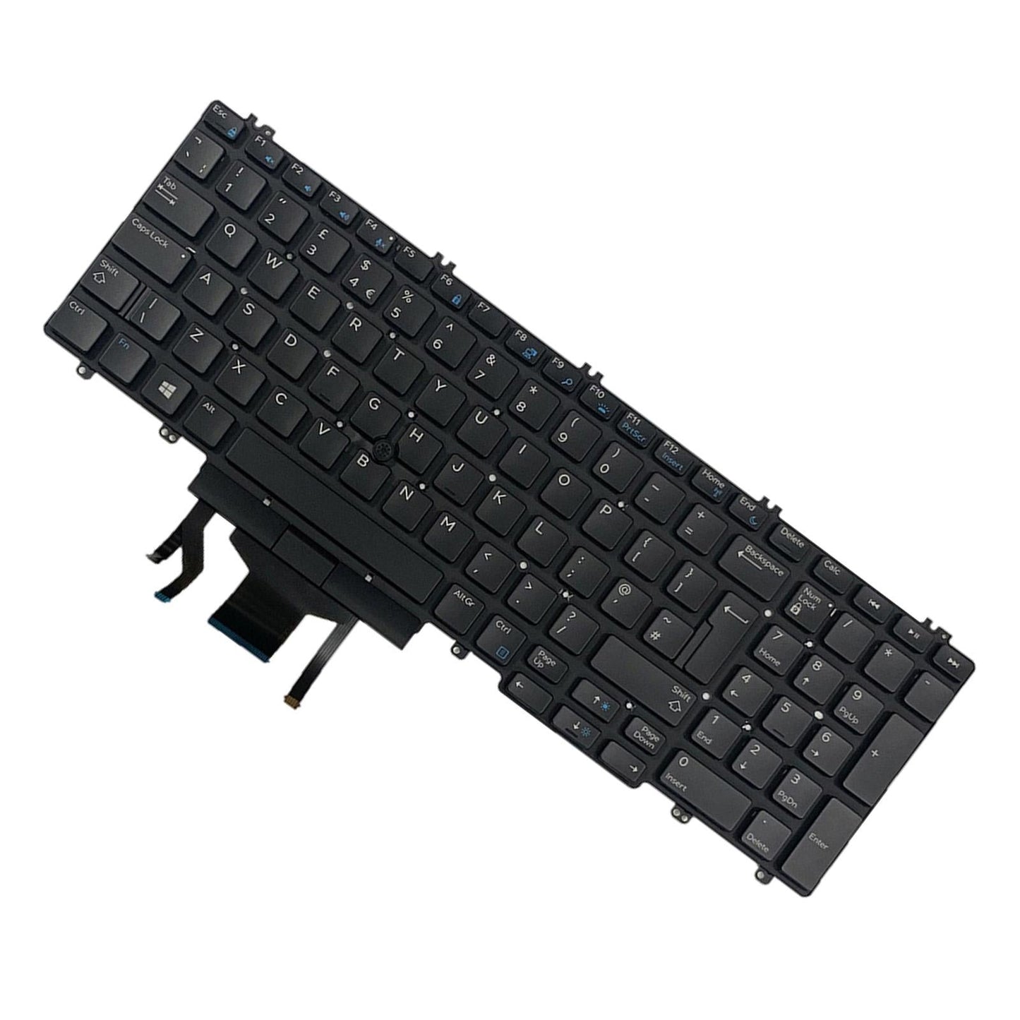 Laptop Keyboard with Bakclit for Dell Precision 3530 7530 7730 Easy Install