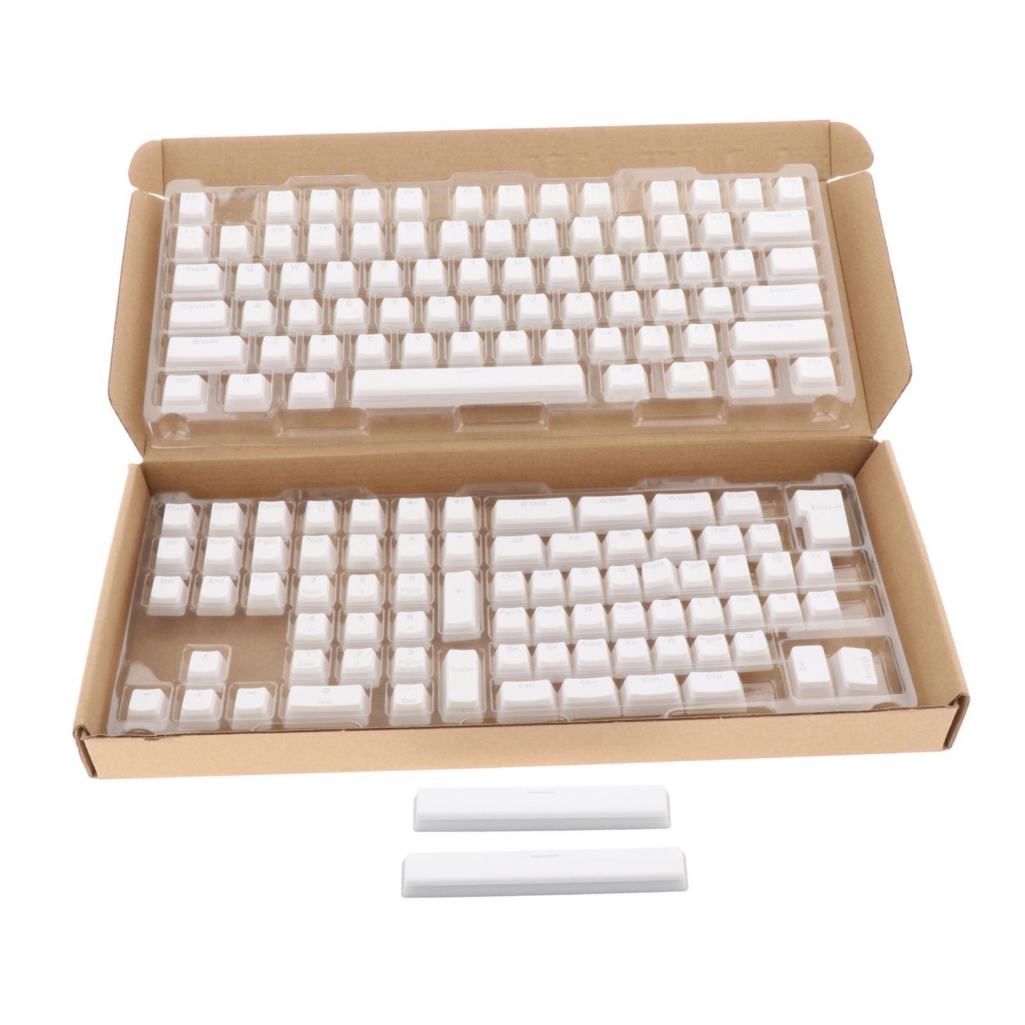 PBT Pudding Keycaps 156 Keys OEM Profile for Mechanical Keyboard White