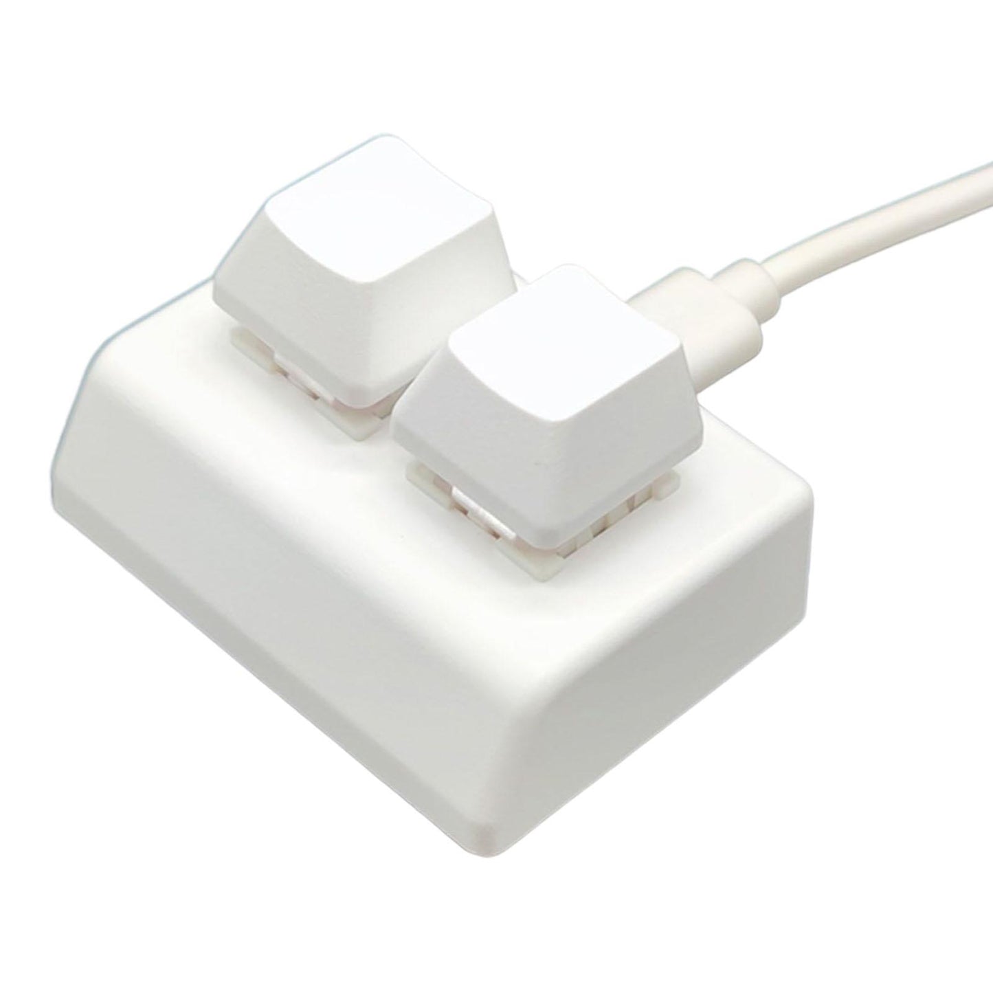 2-Key Mechanical Gaming Keypad Hot Swap Programming White Blue switch