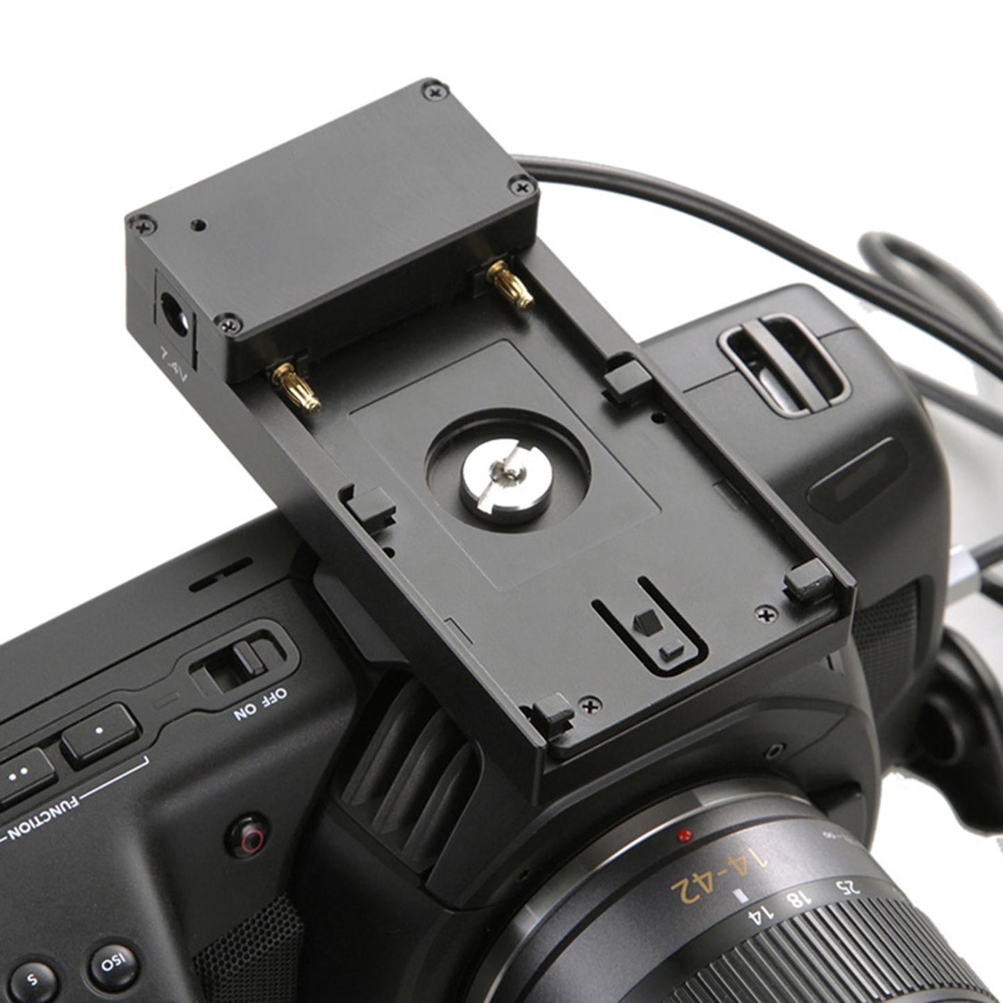 Power Supply Plate Mount Bmpcc 4K Camera for Sony Np-F970 F750 Battery