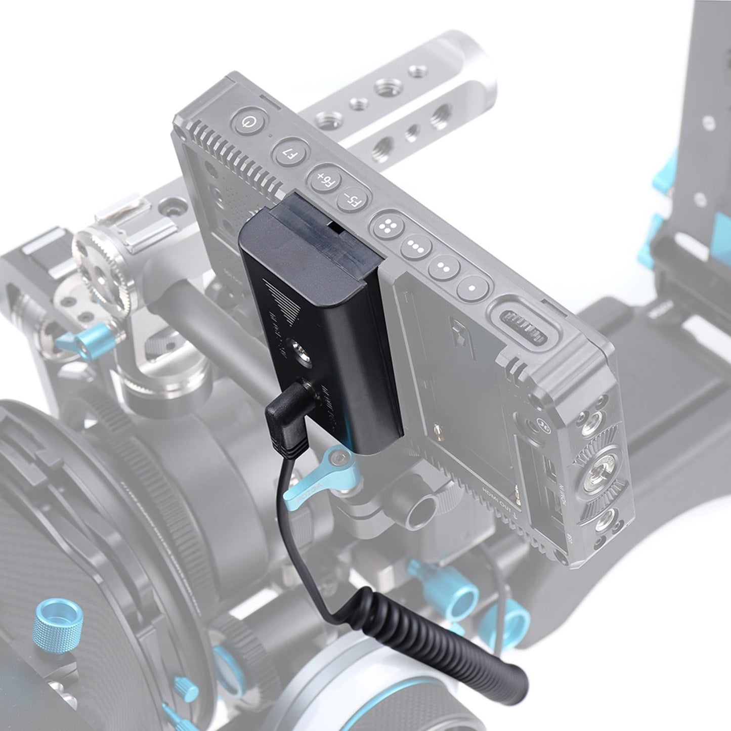 DC Coupler D-Tap to DC Cable 12V-24V Dummy Battery Adapter for Sony Camera