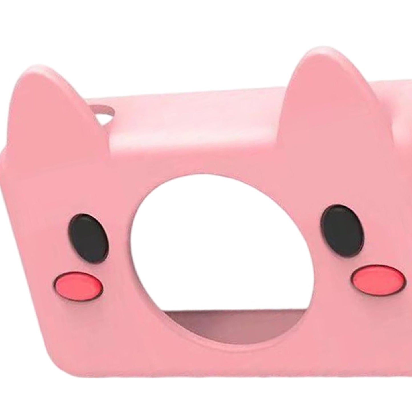 Cute Silicone Cover for Kids Camera for Outdoor Play for Kids 3-8 Years Old Pink Pig