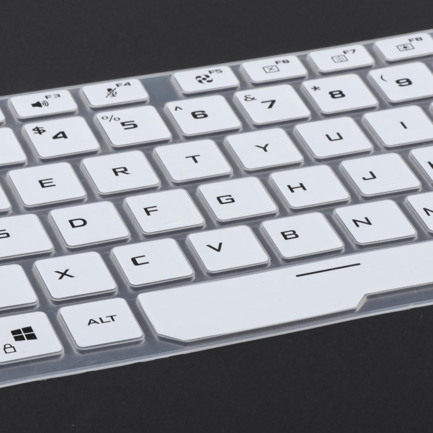Keyboard Protector Skin Universal for ASUS TUF Gaming A15 Laptop Accessories White