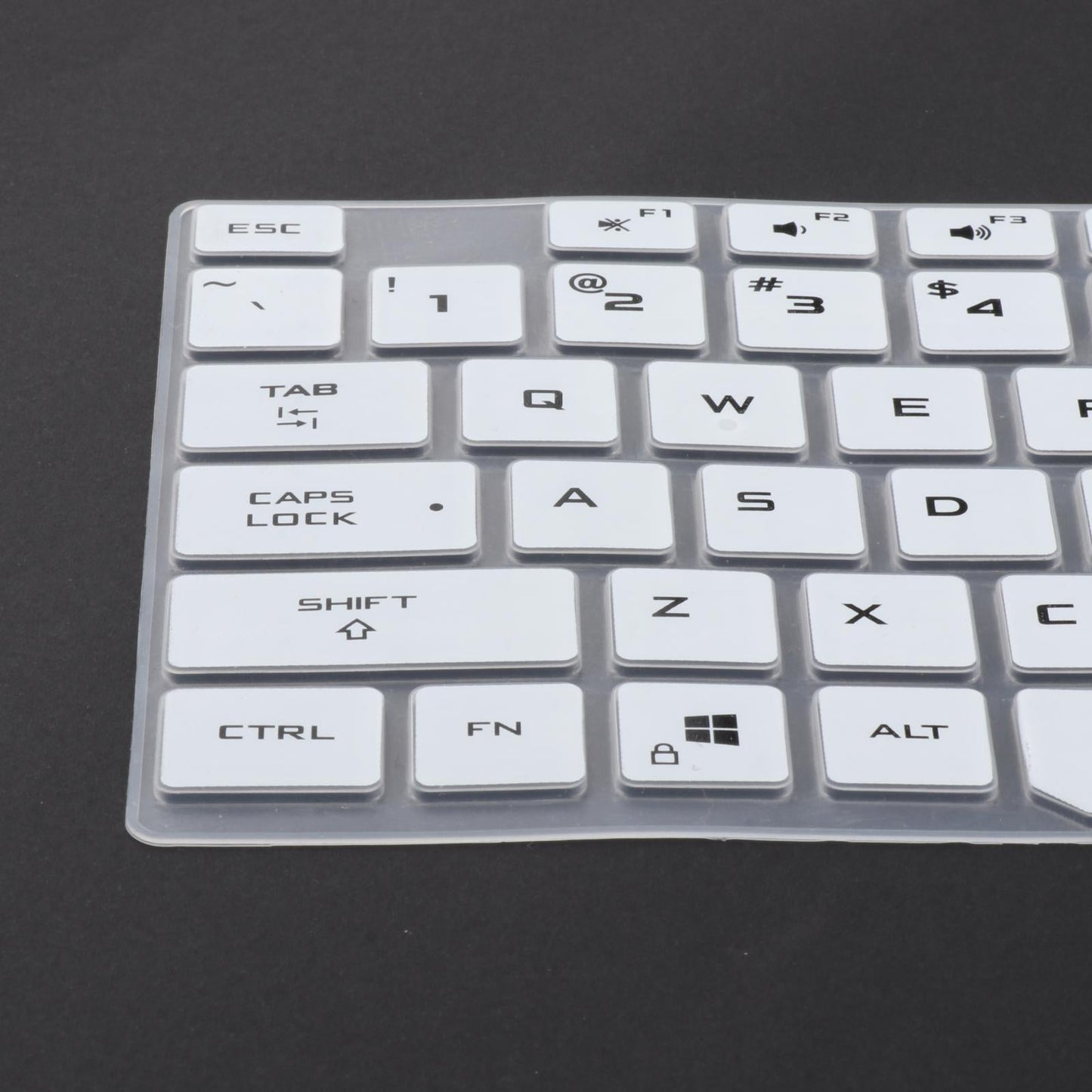 Keyboard Protector Skin Universal for ASUS TUF Gaming A15 Laptop Accessories White