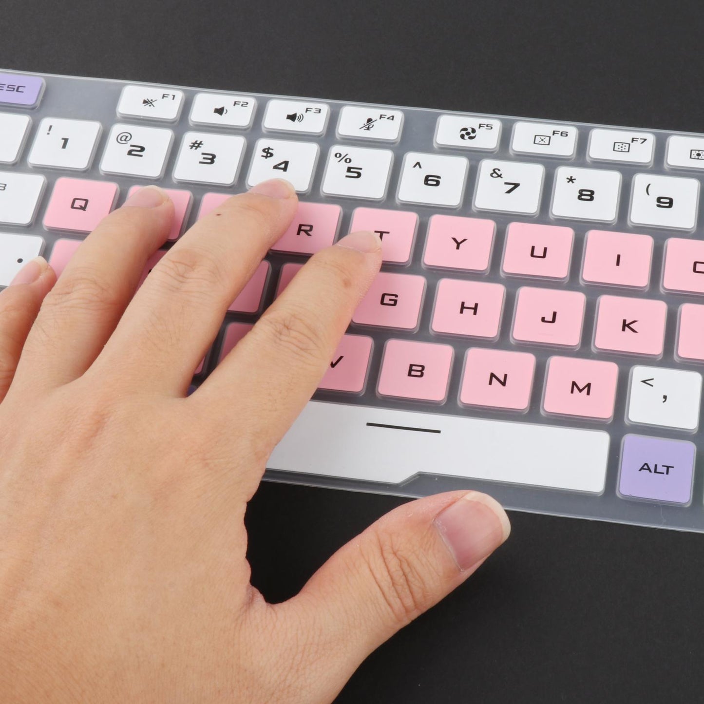 Keyboard Protector Skin Universal for ASUS TUF Gaming A15 Laptop Accessories Colorful Pink
