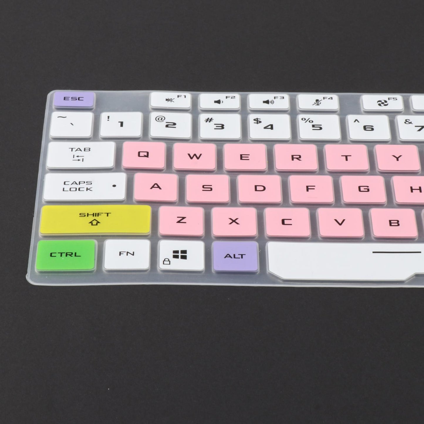 Keyboard Protector Skin Universal for ASUS TUF Gaming A15 Laptop Accessories Colorful Pink