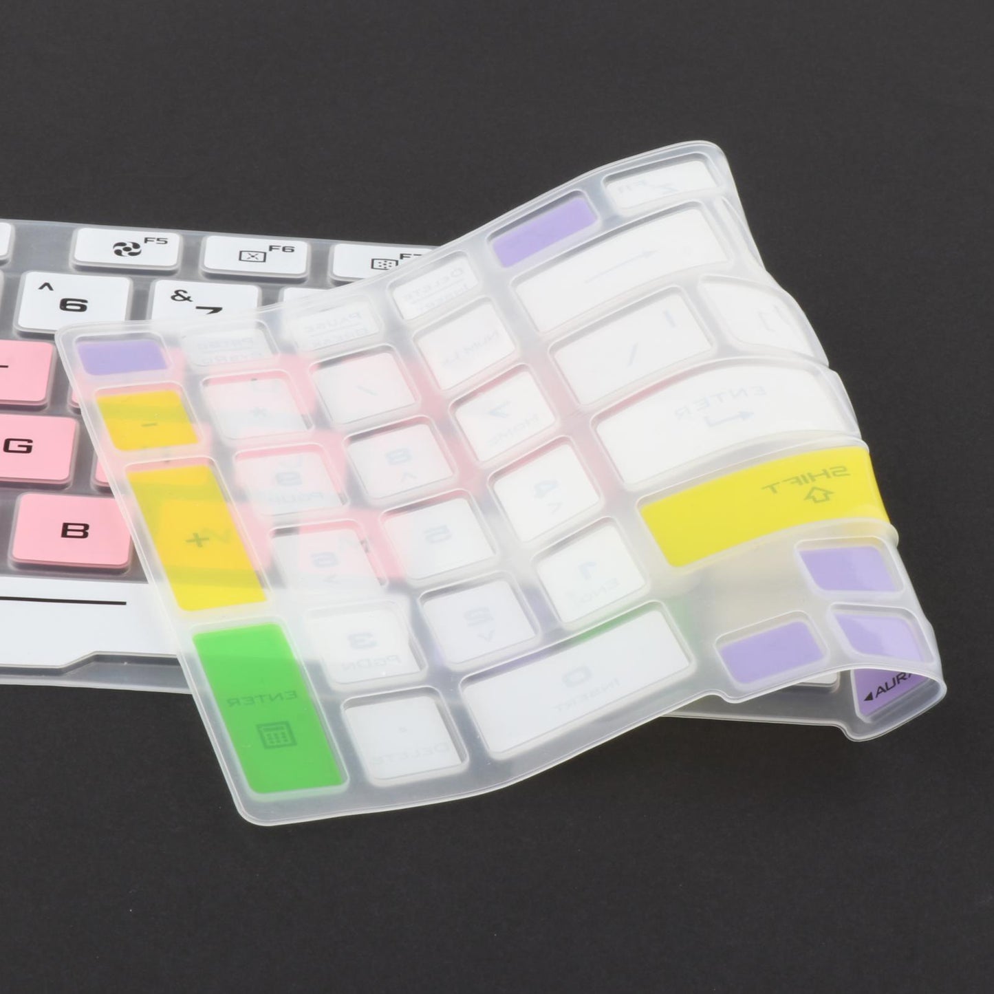 Keyboard Protector Skin Universal for ASUS TUF Gaming A15 Laptop Accessories Colorful Pink