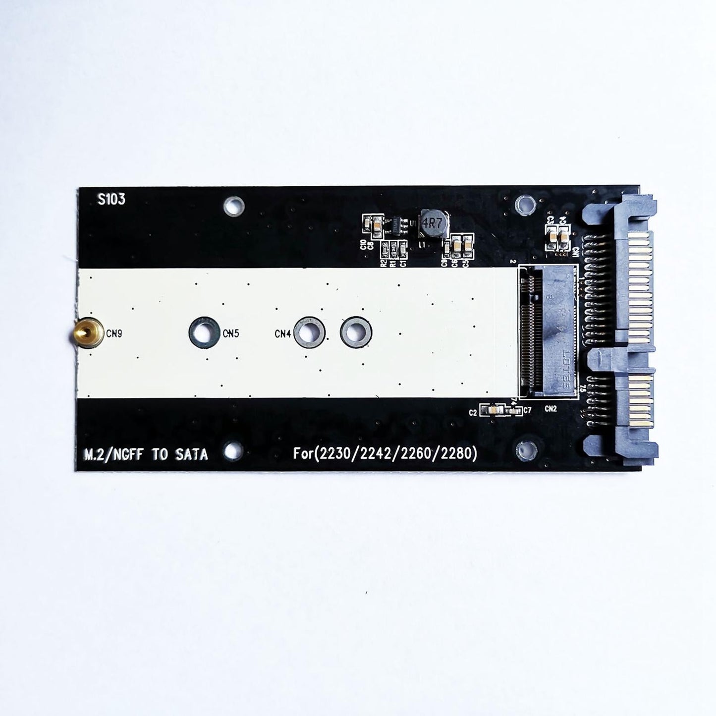 M.2 NGFF to SATA III SSD Enclosure for 2242 2260 2280mm PC Laptop Hard Drive