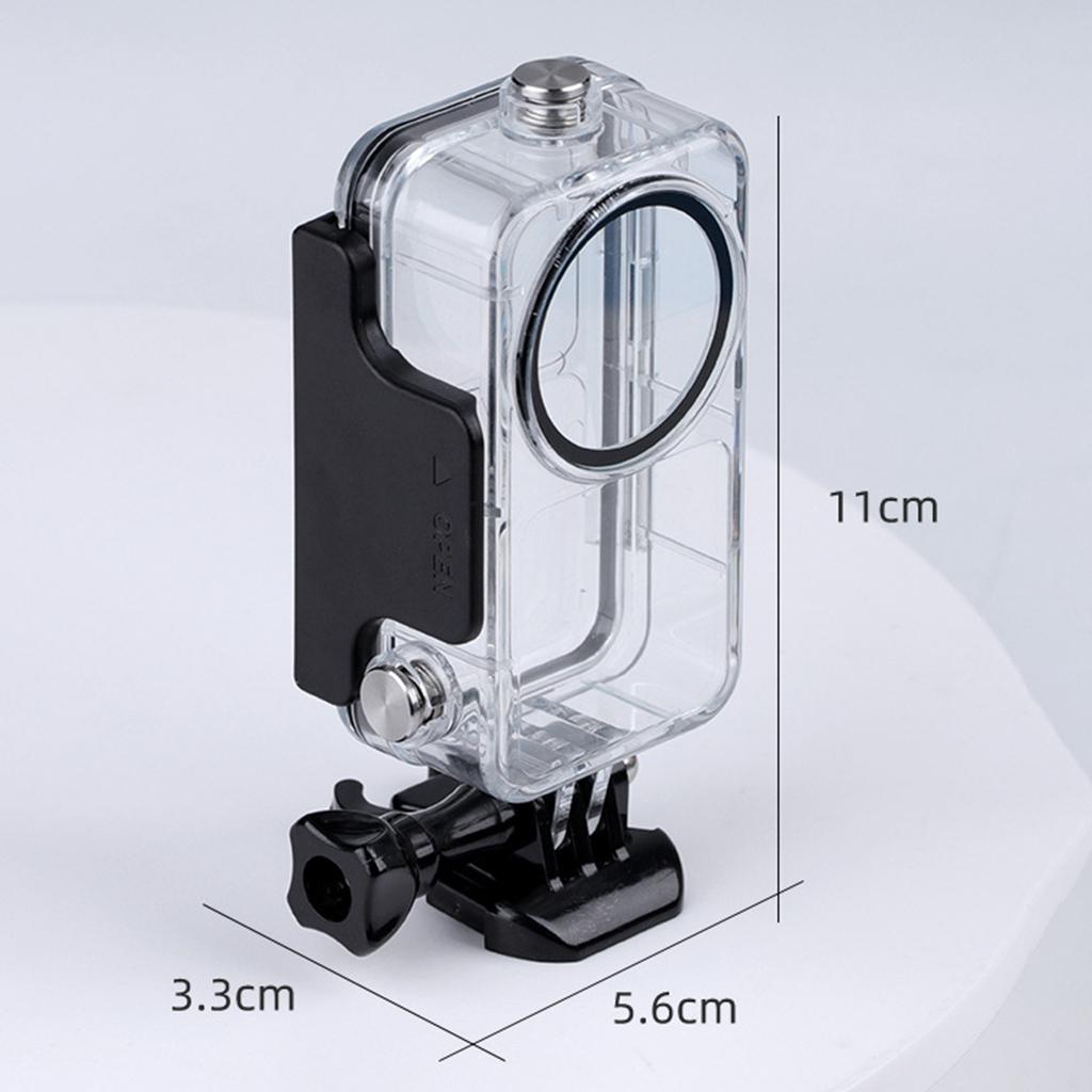 Underwater Waterproof Case Mount 45M for DJI Action 2 Camera Accessories