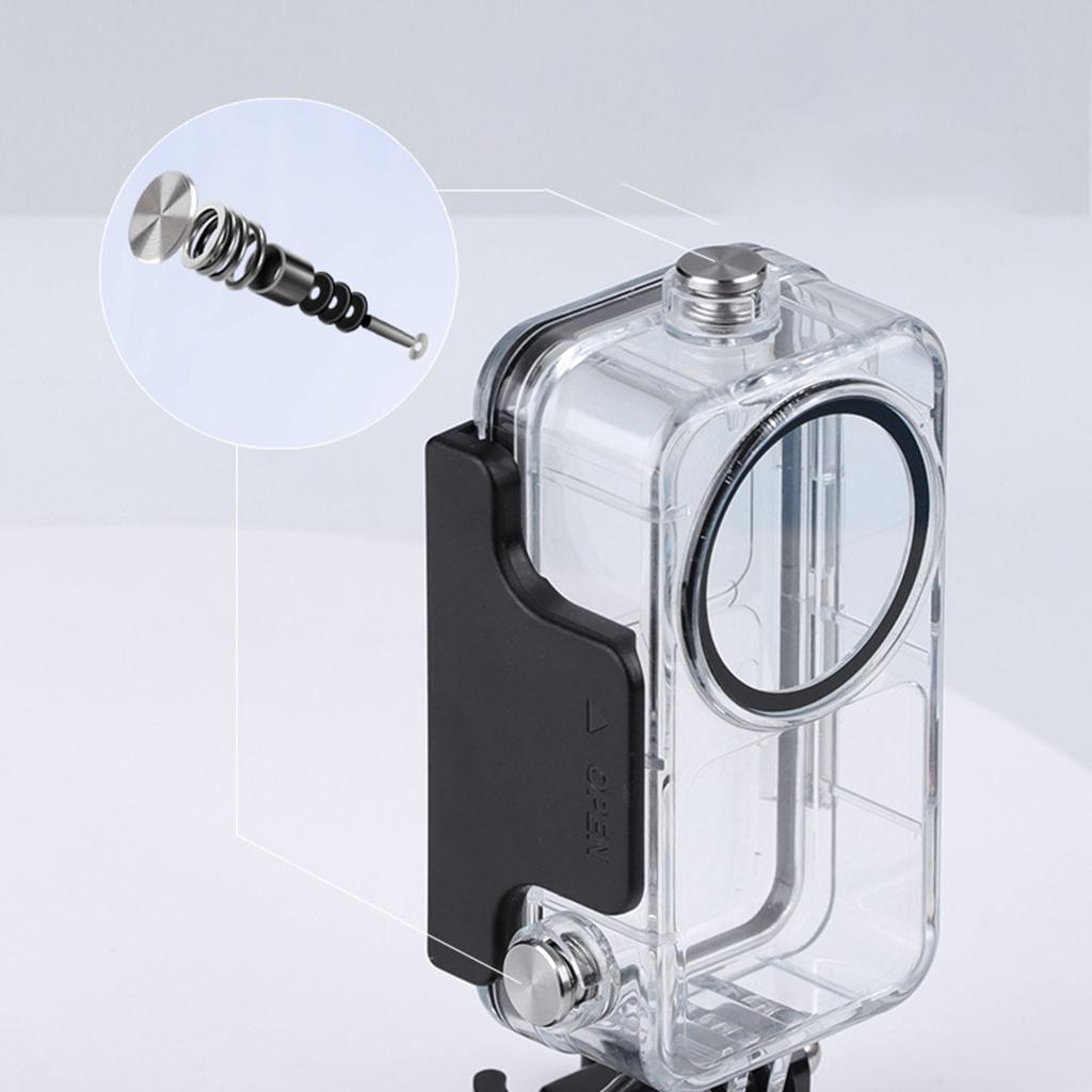 Underwater Waterproof Case Mount 45M for DJI Action 2 Camera Accessories