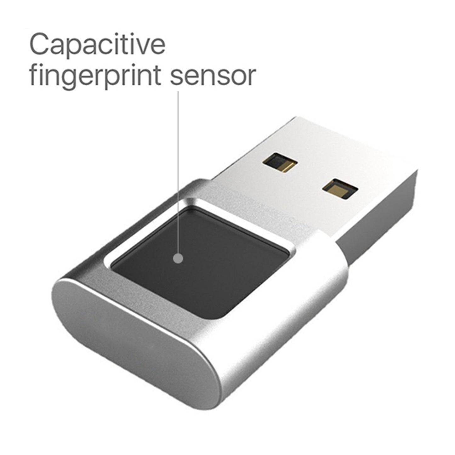 USB Fingerprint Reader Sign-In Unlock Device for Windows 10 11Hello Dongle
