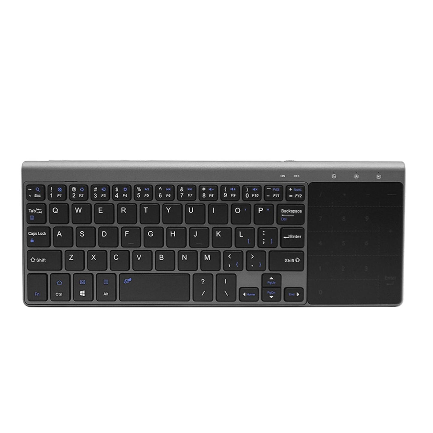 2.4G Wireless Keyboard with Touchpad Mouse Numpad All-In-One for MacBook
