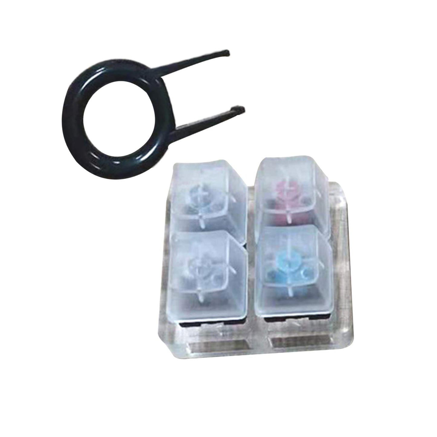 4-Key Switches Tester Simple Installation for Mechanical Keyboards Keycaps