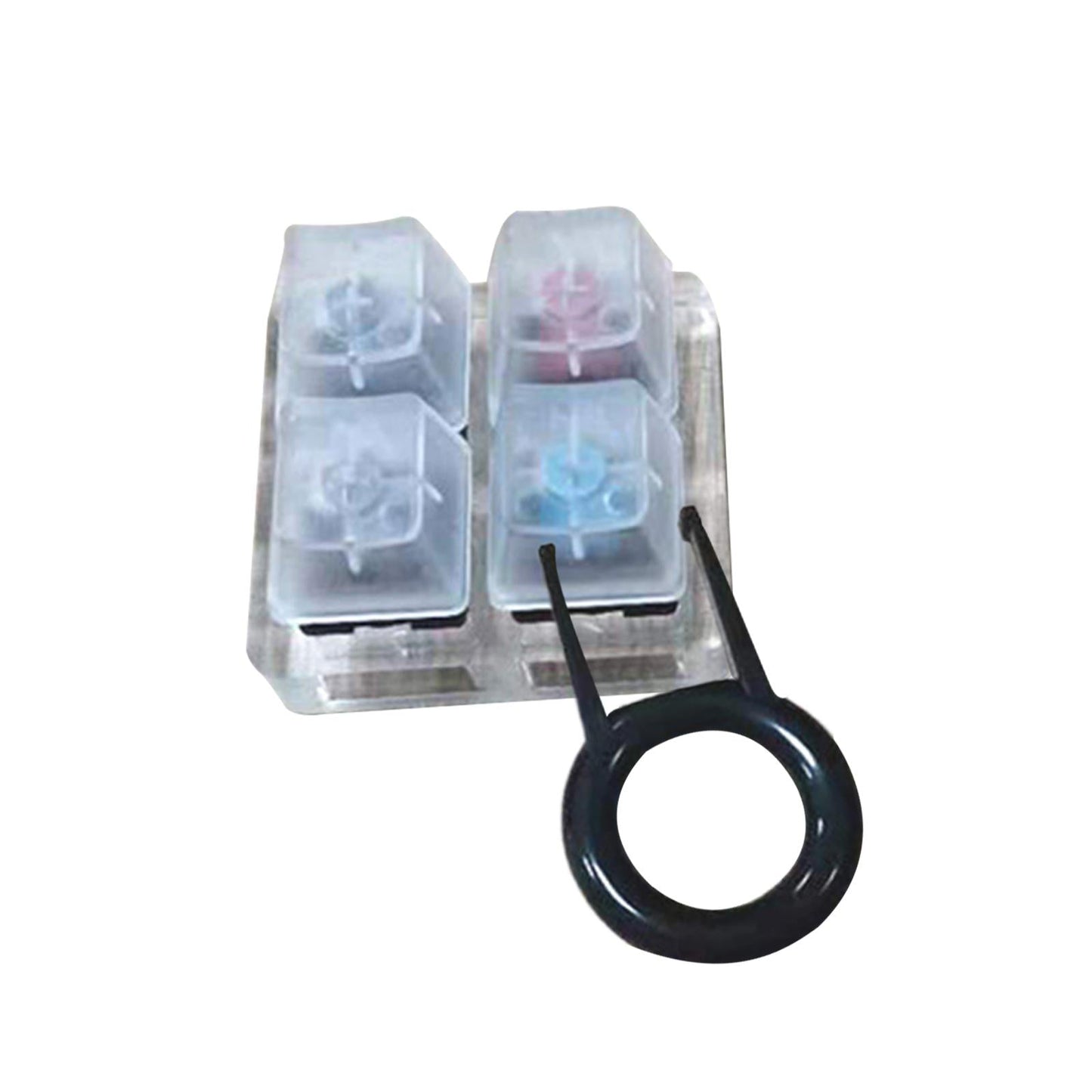4-Key Switches Tester Simple Installation for Mechanical Keyboards Keycaps