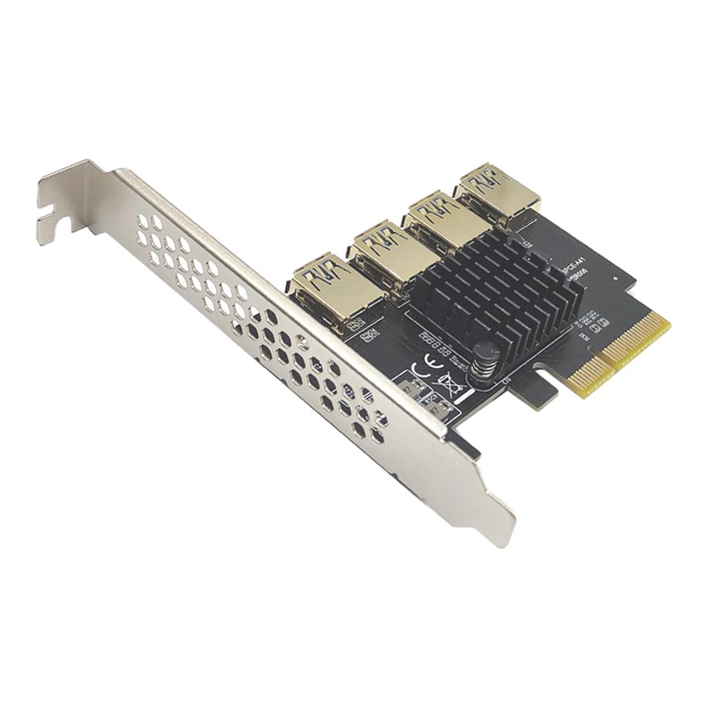 Pci-E 4x to 16x Riser Card 4x to 4 Pci-E Expansion Card Bitcoin Miner