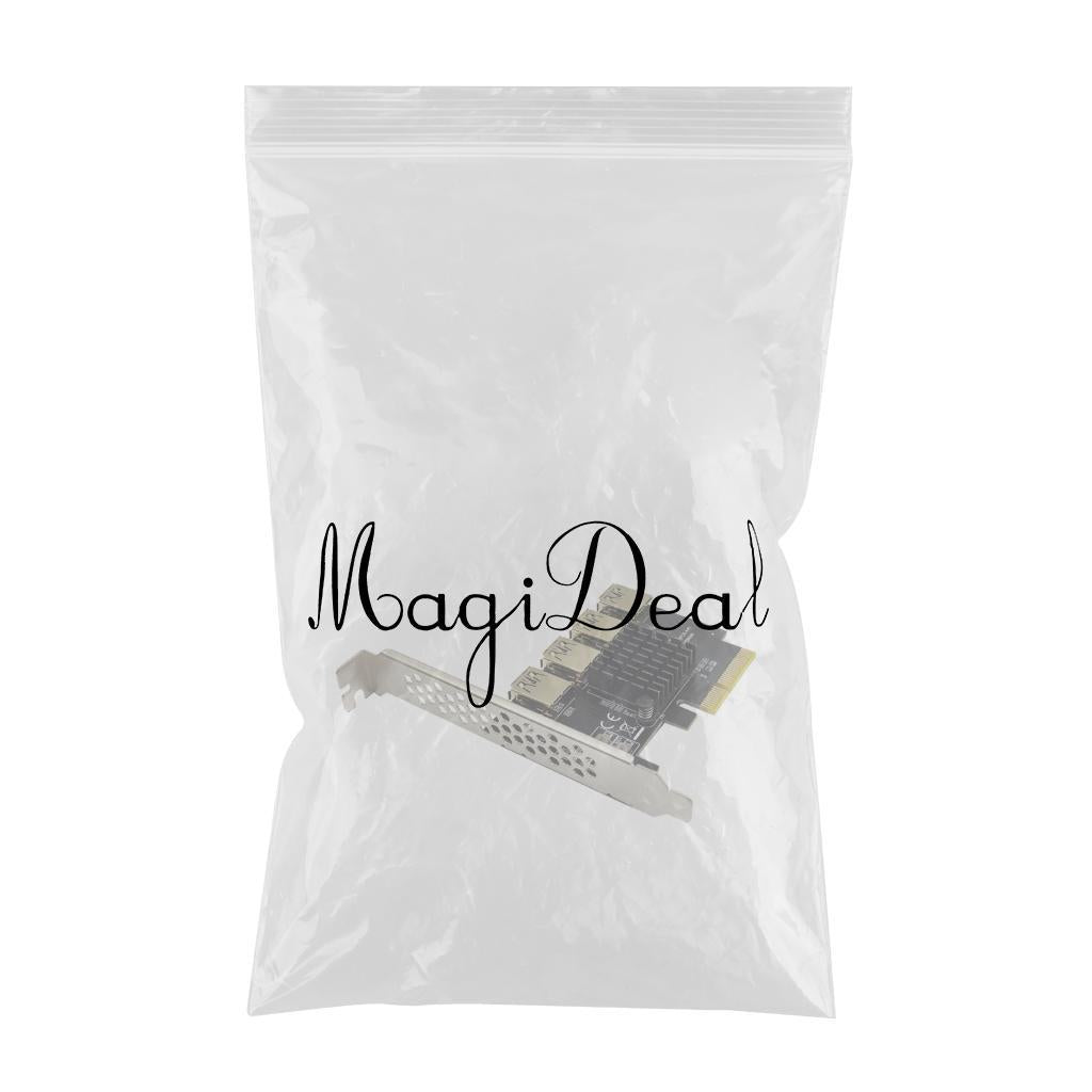 Pci-E 4x to 16x Riser Card 4x to 4 Pci-E Expansion Card Bitcoin Miner