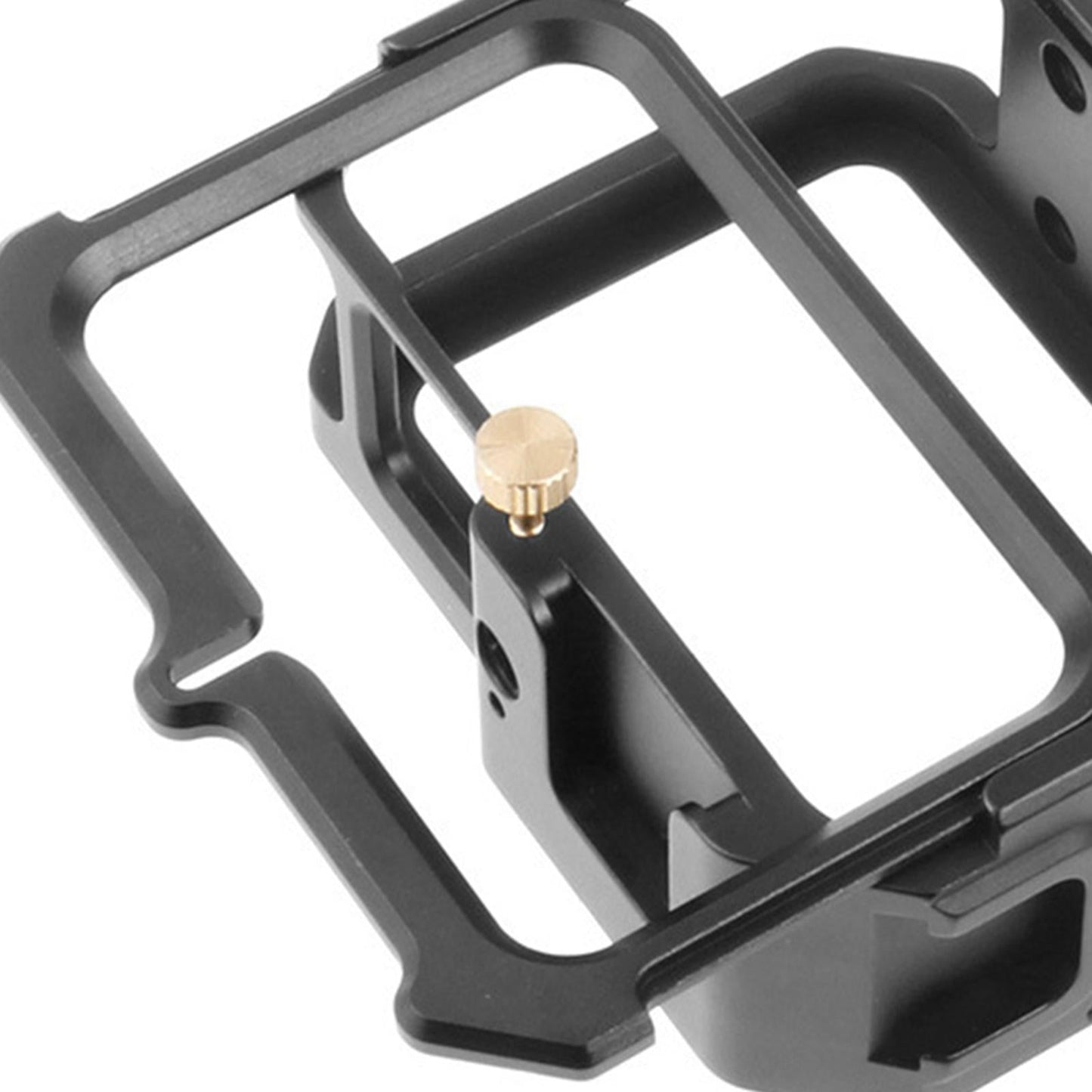 Camera Cage with Adapter Ring UV Lens Double Cold Shoe for Go Pro Hero9 10