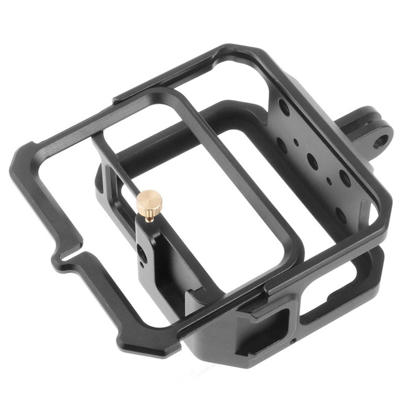 Camera Cage with Adapter Ring UV Lens Double Cold Shoe for Go Pro Hero9 10