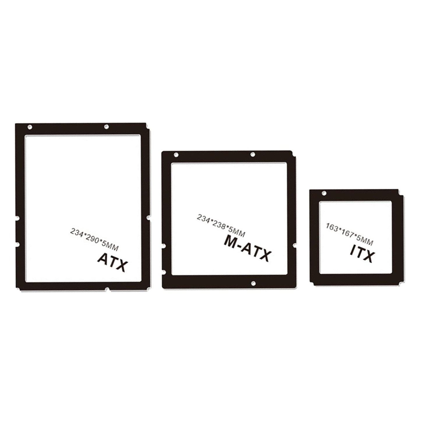 Back Light 5V ATX RGB Backplate for ATX Mainboard Decor Lamp Strip Large