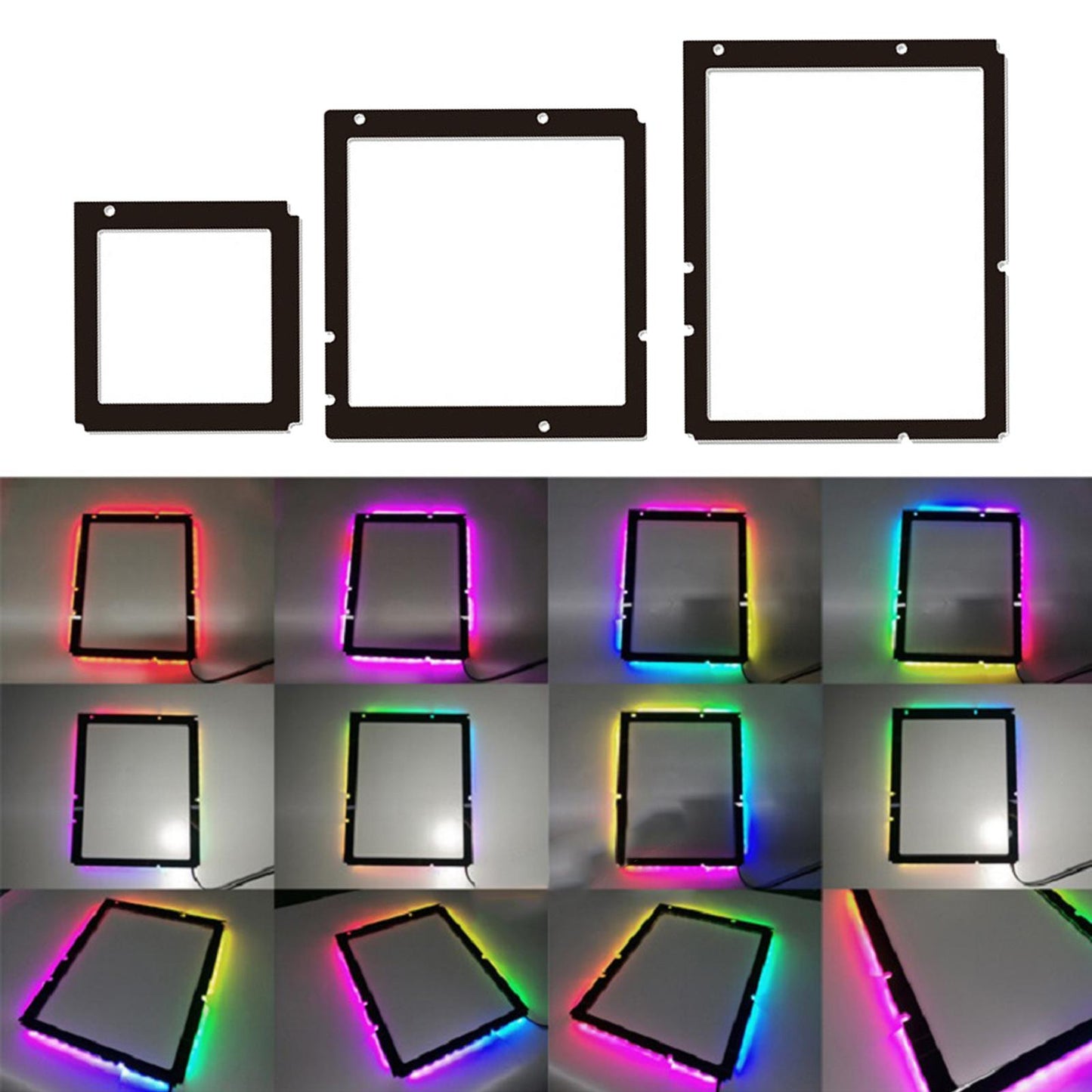 Back Light 5V ATX RGB Backplate for ATX Mainboard Decor Lamp Strip Large