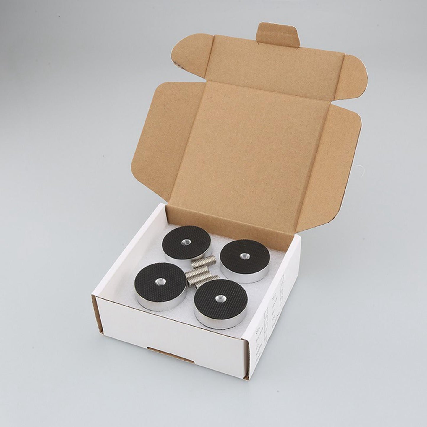 Speaker Shock-Absorbing Spike Pad Aluminum Alloy for CD Player Electronics Black