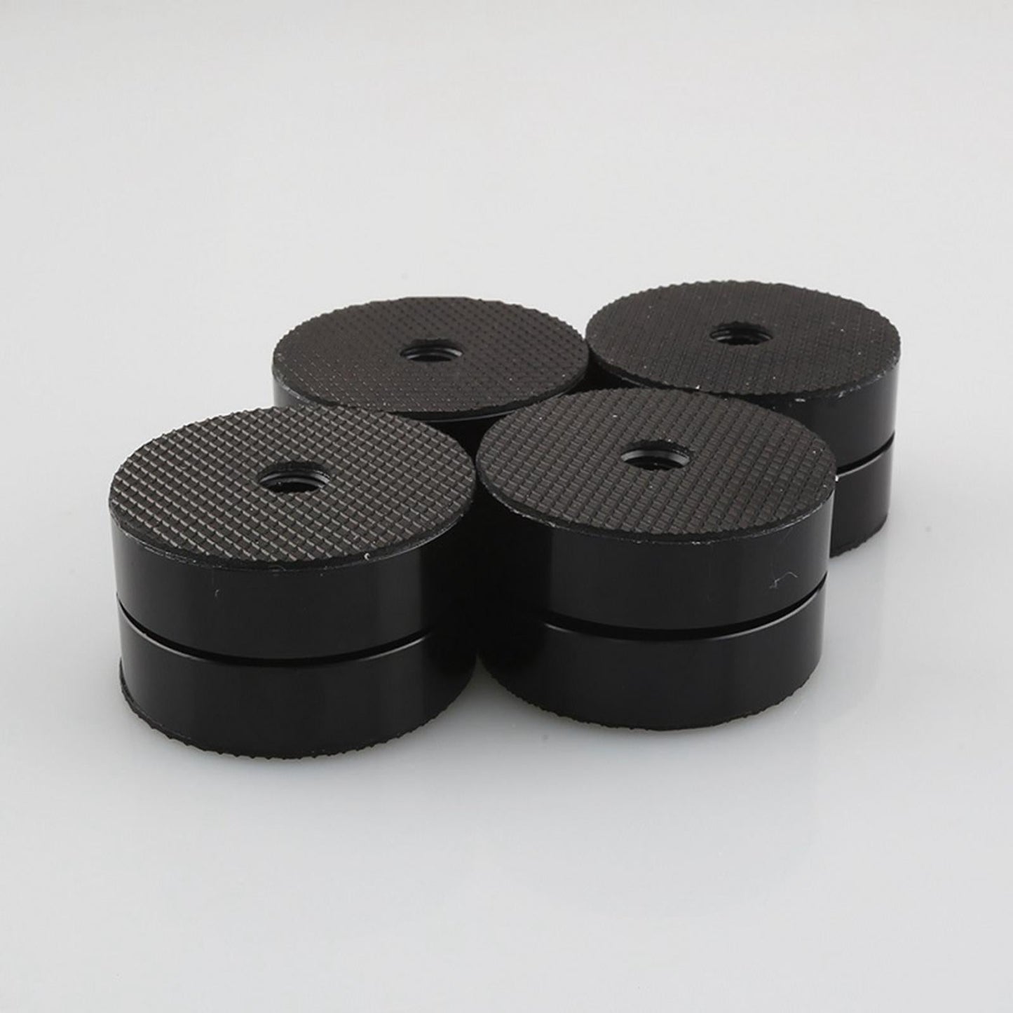 Speaker Shock-Absorbing Spike Pad Aluminum Alloy for CD Player Electronics Black
