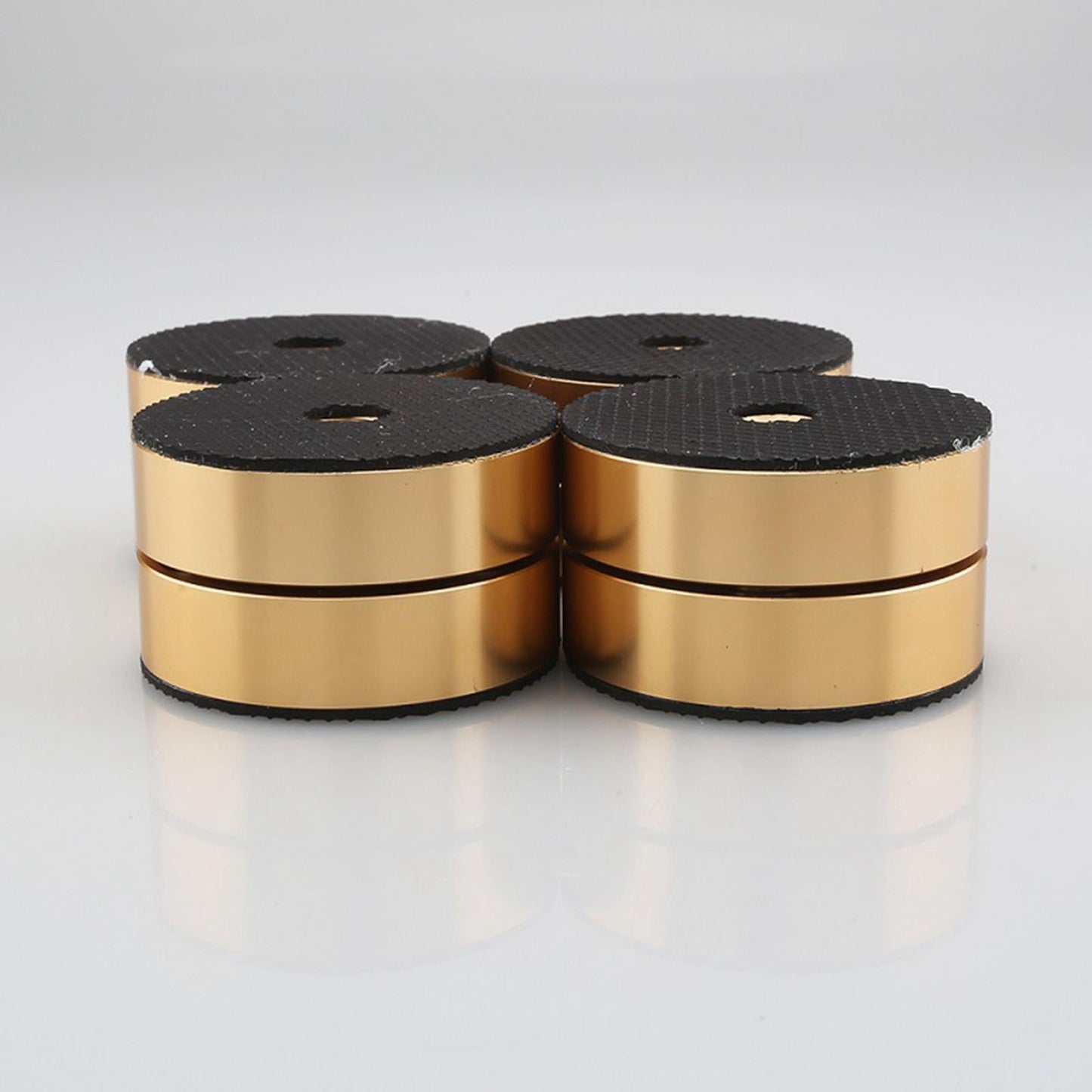 Speaker Shock-Absorbing Spike Pad Aluminum Alloy for CD Player Electronics Golden