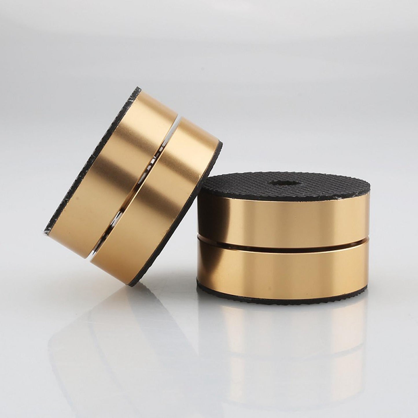 Speaker Shock-Absorbing Spike Pad Aluminum Alloy for CD Player Electronics Golden