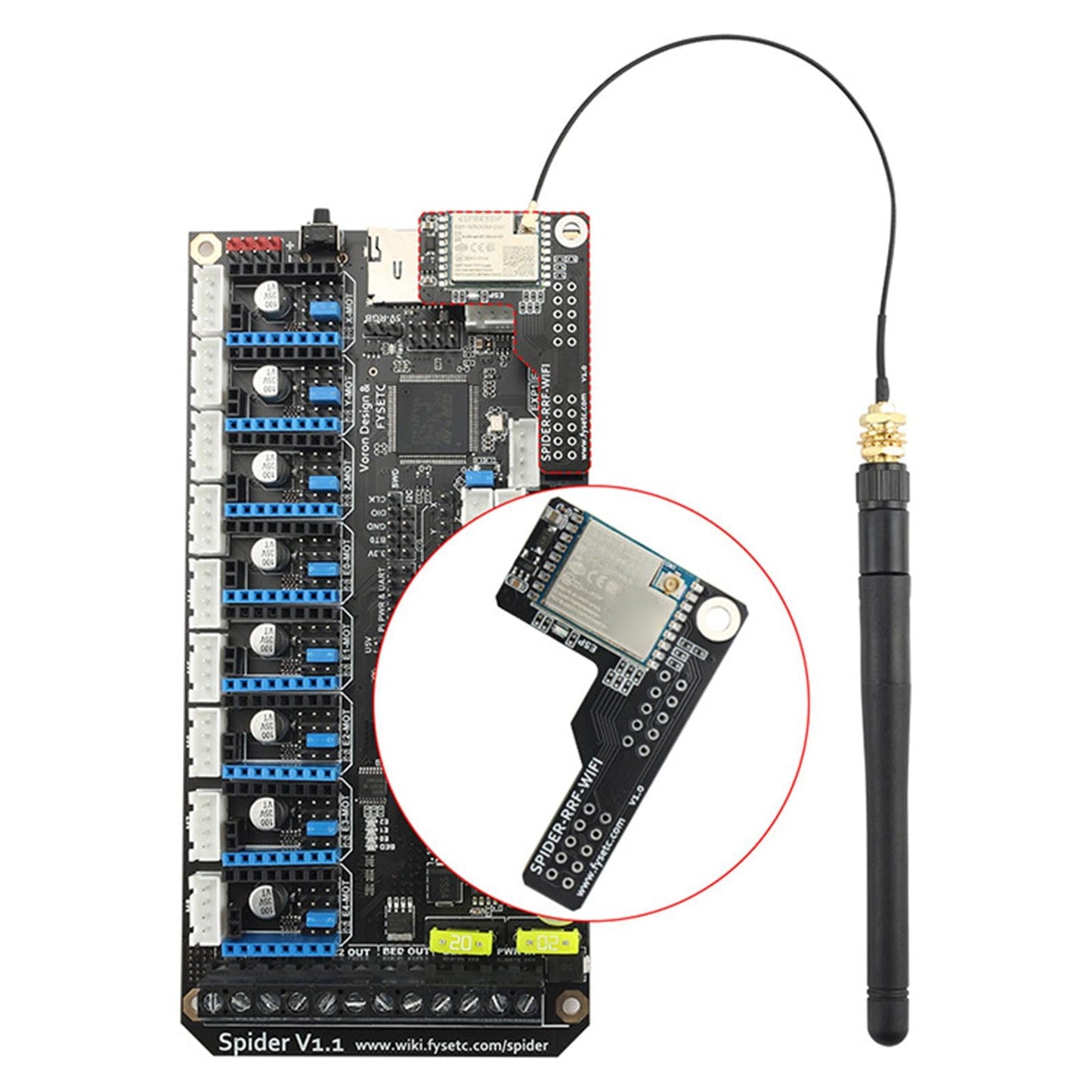 3D Printer WiFi Module External Antenna Durable Support Rrf for