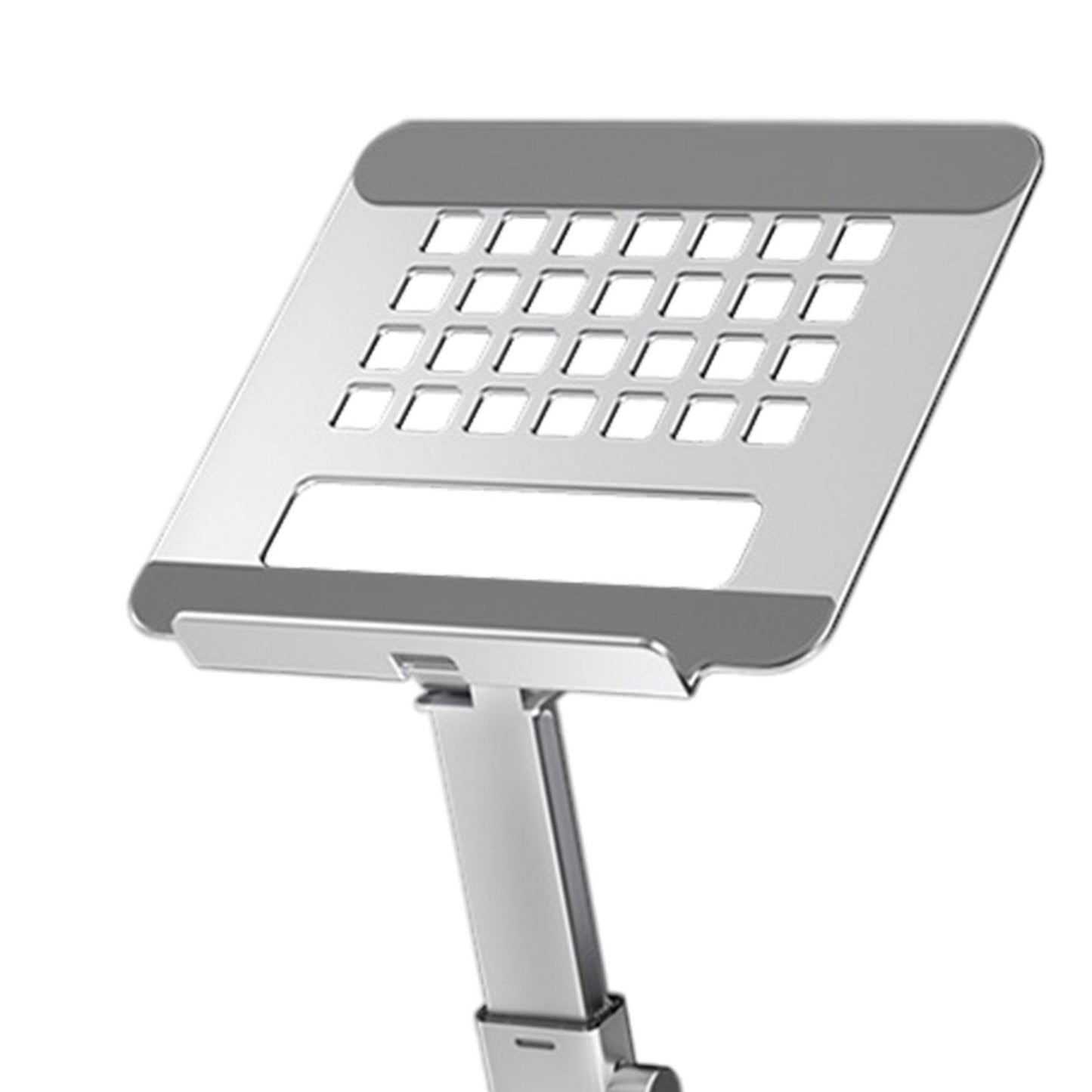 Foldable Tablet Stand Laptop Riser Stand for Computer Mobilephone Work Silver
