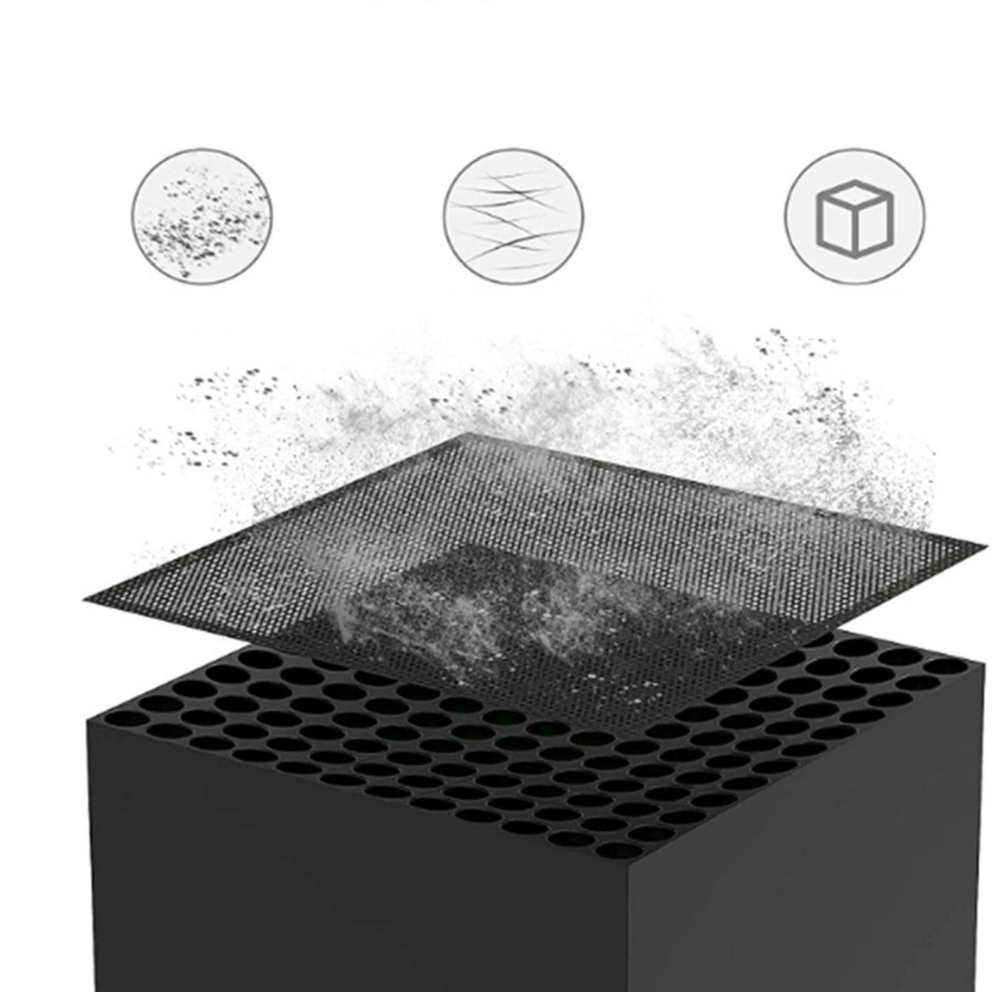 Vent Dust Filter Cover Dustproof for Xbox Series x Accessories Easy Install 1 Set DustProof Suit