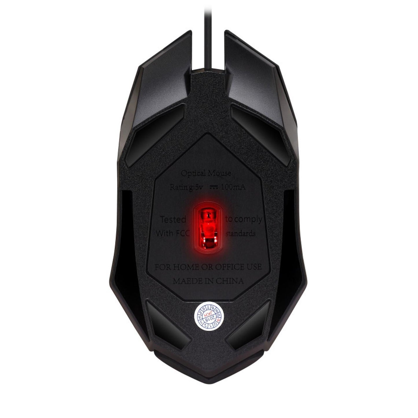 Ergonomic K2 Wired Gaming Mouse Computer RGB Backlit PC Laptop LED 1600 DPI
