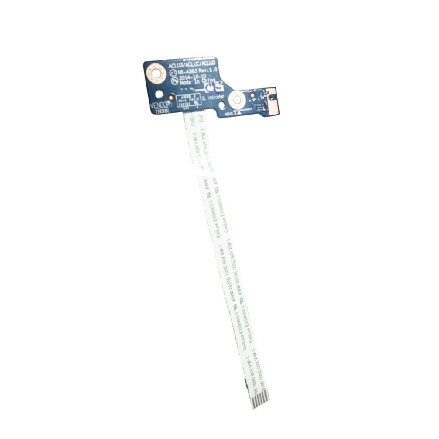 Power Button Board Metal and Plastic for Lenovo G40-30 G40-45 Ns-A272 Blue
